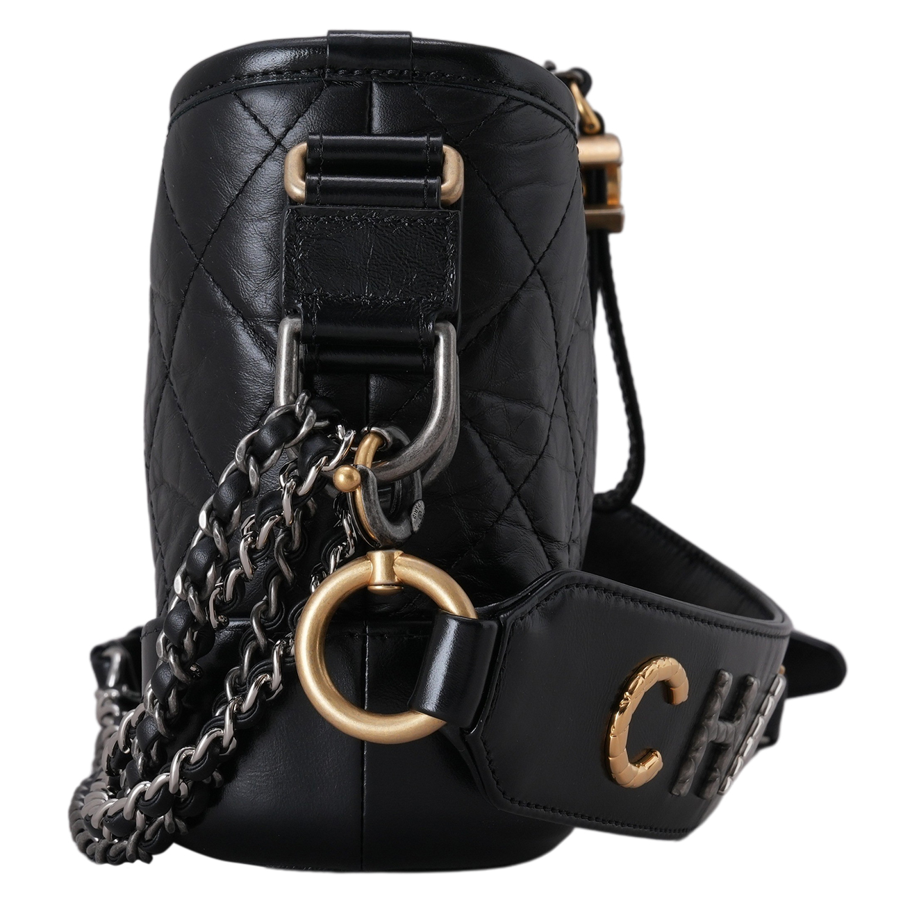 CHANEL(USED)샤넬 AS0865 가브리엘 호보 스몰 로고스트랩