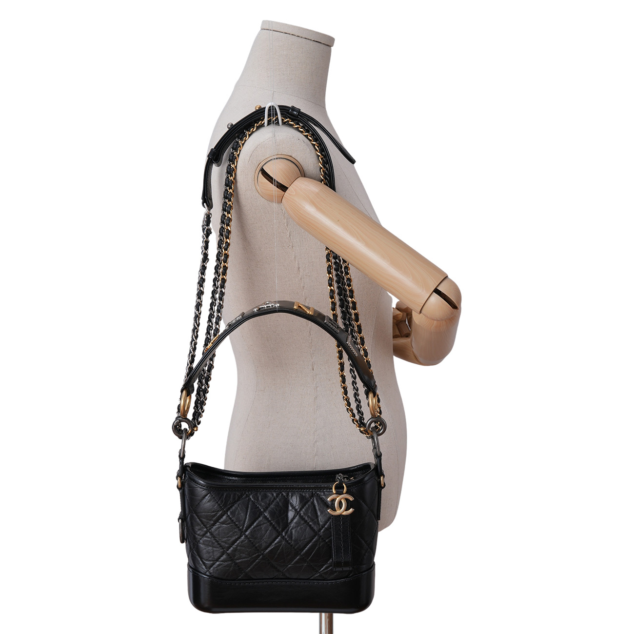 CHANEL(USED)샤넬 AS0865 가브리엘 호보 스몰 로고스트랩