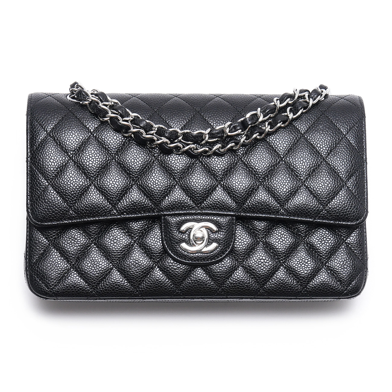 CHANEL(USED)샤넬 캐비어 클래식 미듐 플랩백
