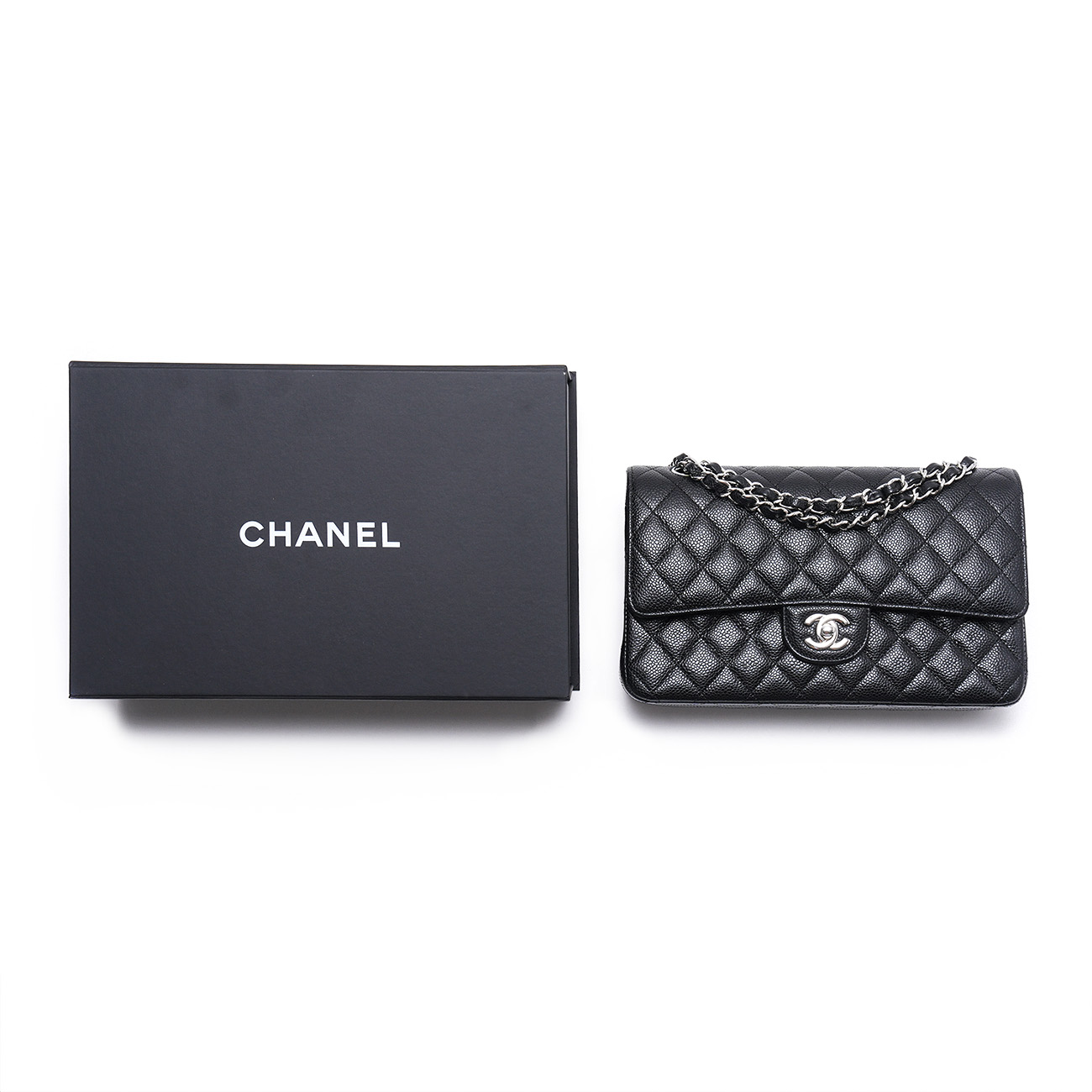 CHANEL(USED)샤넬 캐비어 클래식 미듐 플랩백