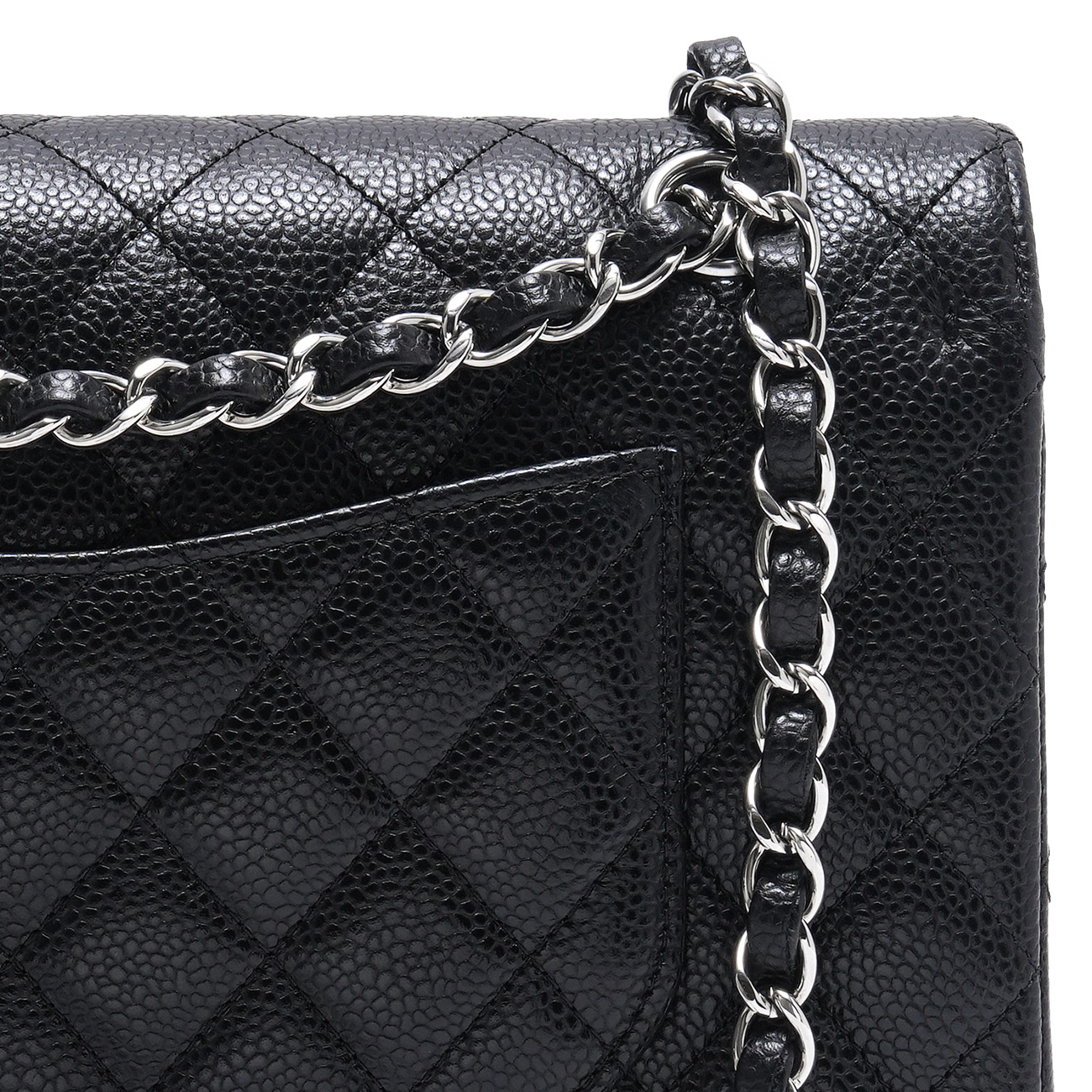CHANEL(USED)샤넬 캐비어 클래식 미듐 플랩백