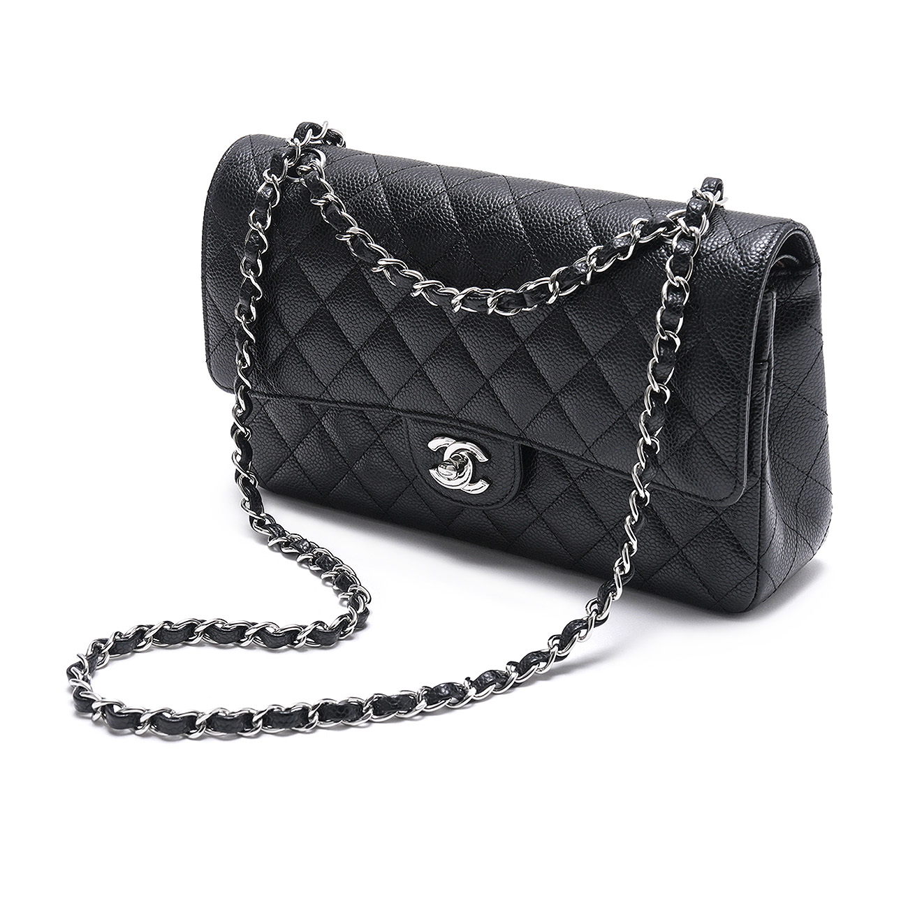 CHANEL(USED)샤넬 캐비어 클래식 미듐 플랩백