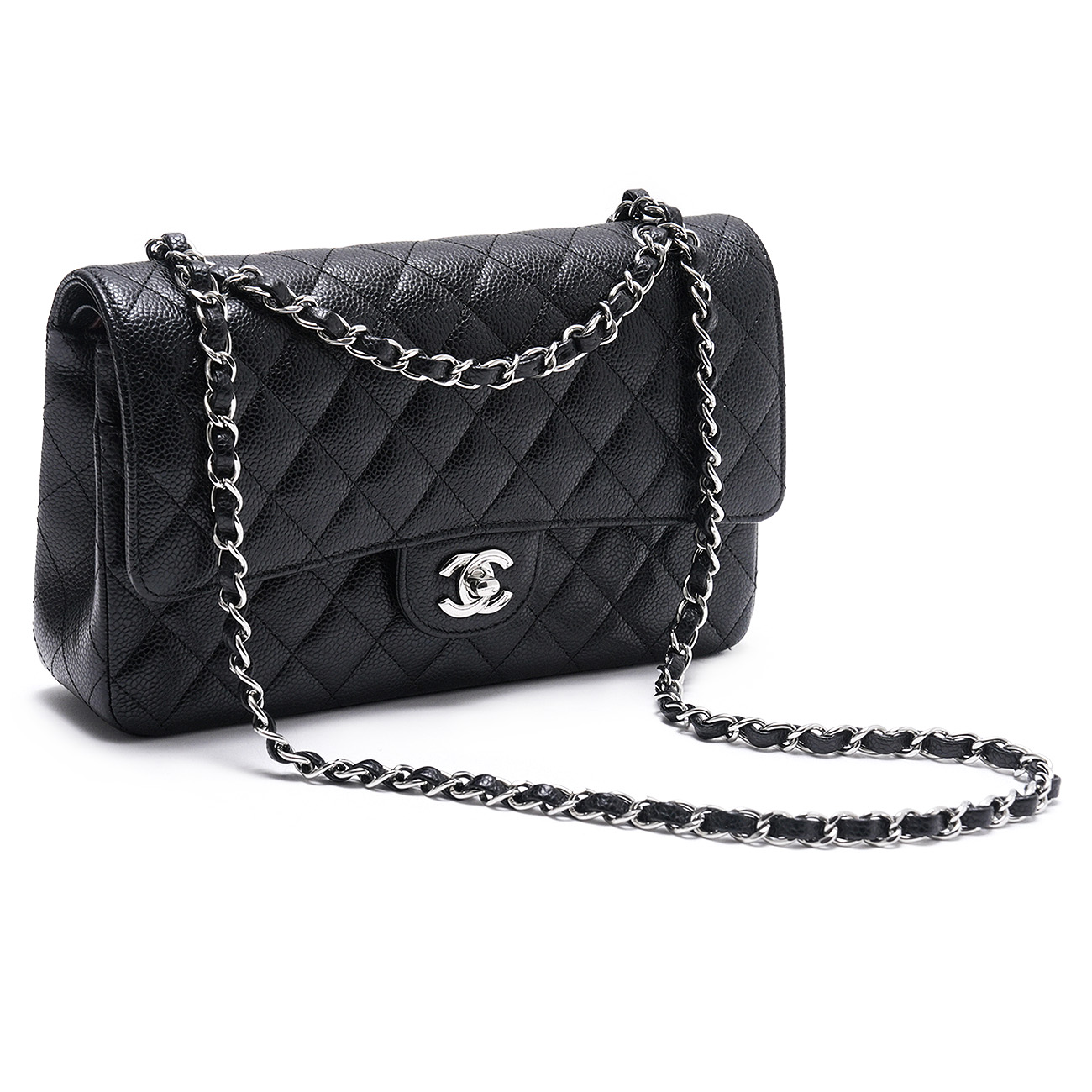 CHANEL(USED)샤넬 캐비어 클래식 미듐 플랩백