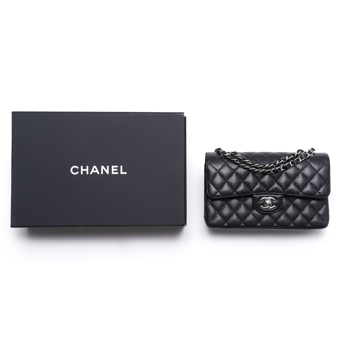 CHANEL(USED)K샤넬 캐비어 클래식 스몰 플랩백