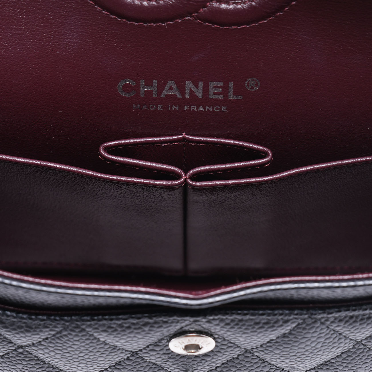 CHANEL(USED)K샤넬 캐비어 클래식 스몰 플랩백