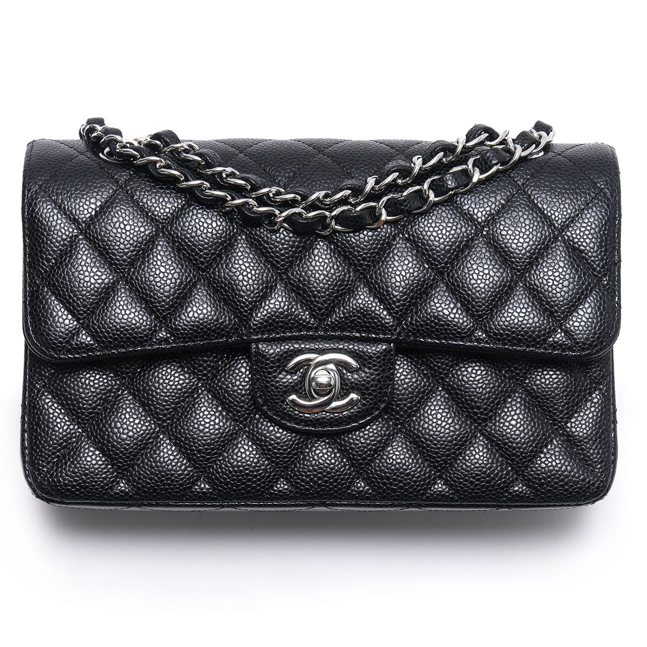CHANEL(USED)K샤넬 캐비어 클래식 스몰 플랩백