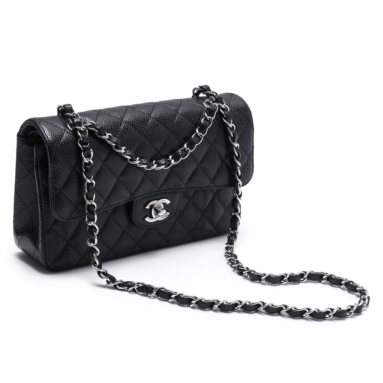 CHANEL(USED)K샤넬 캐비어 클래식 스몰 플랩백