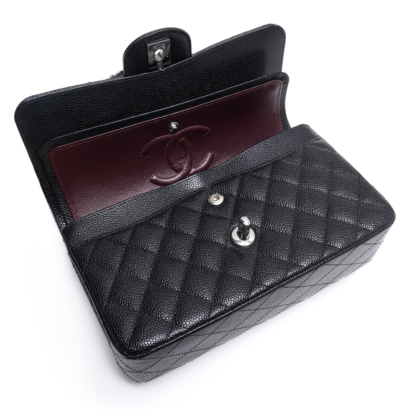 CHANEL(USED)K샤넬 캐비어 클래식 스몰 플랩백