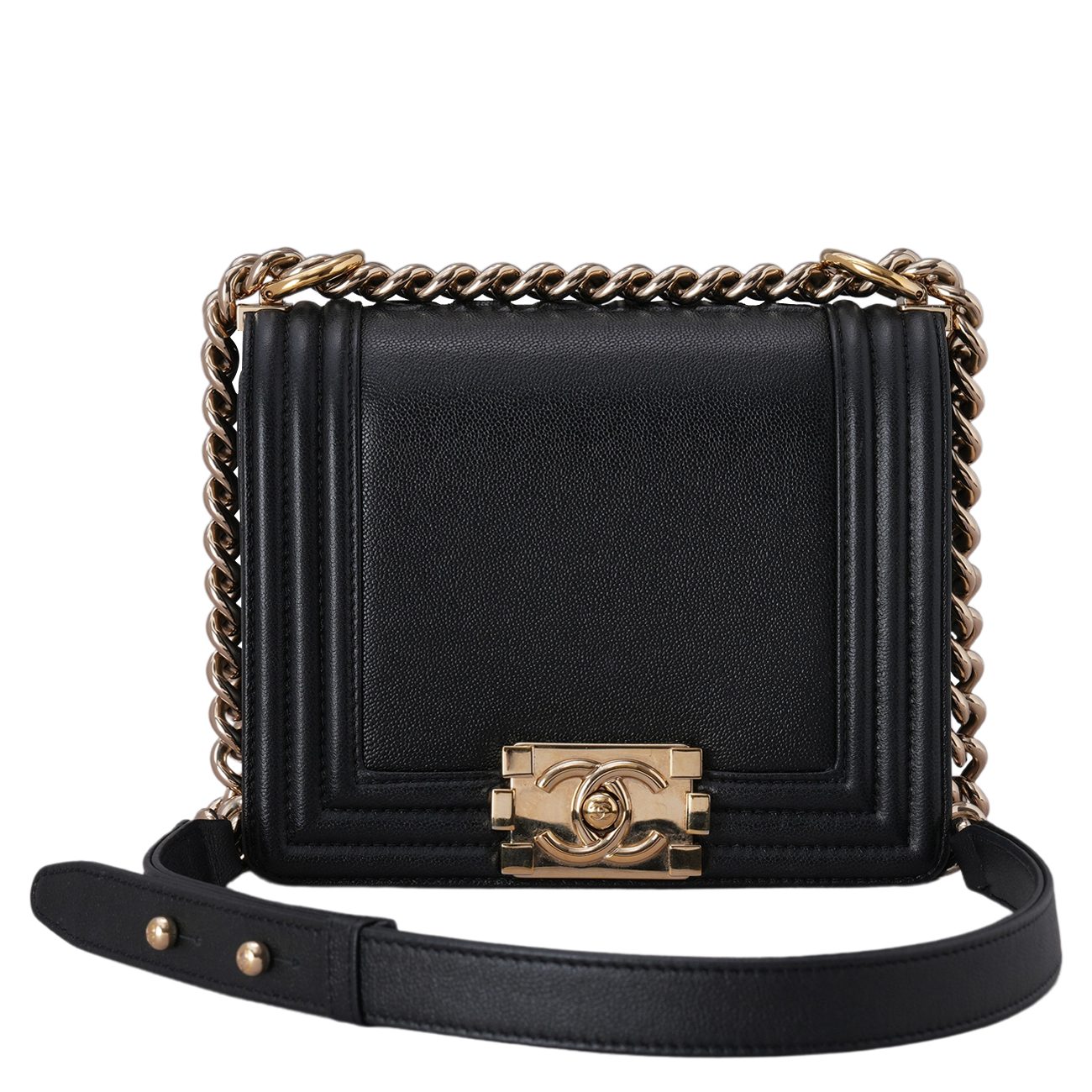 CHANEL(USED)샤넬 AS3018 시즌 보이샤넬 미니 체인백