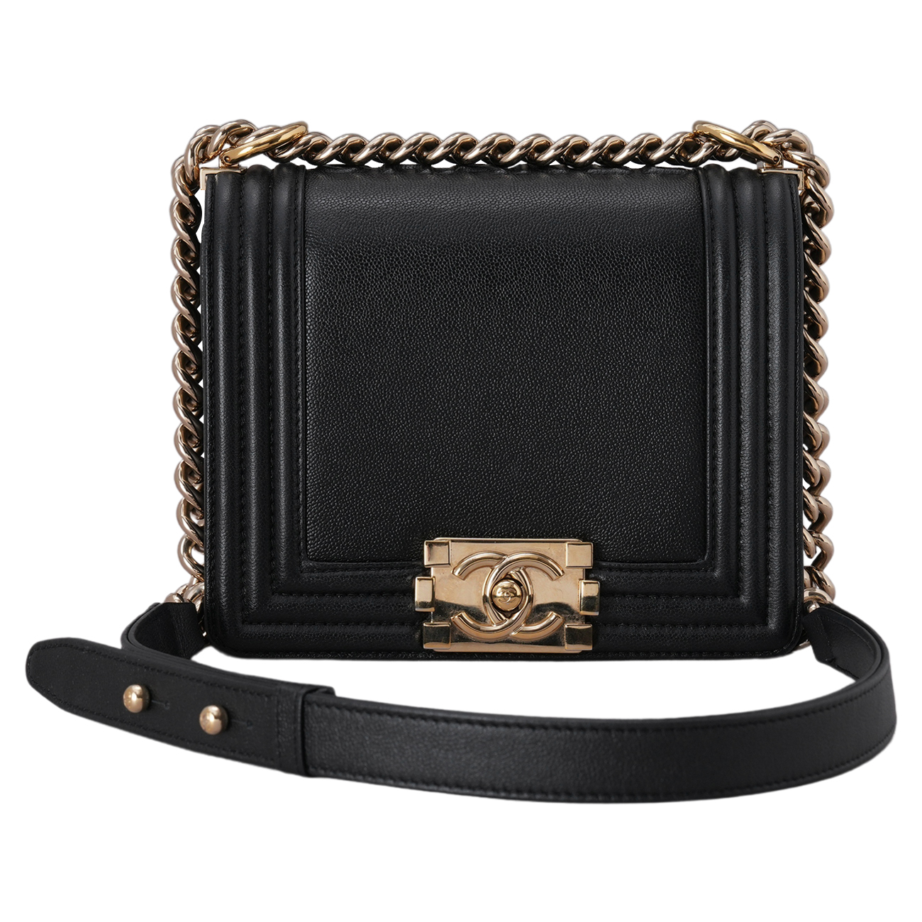 CHANEL(USED)샤넬 AS3018 시즌 보이샤넬 미니 체인백