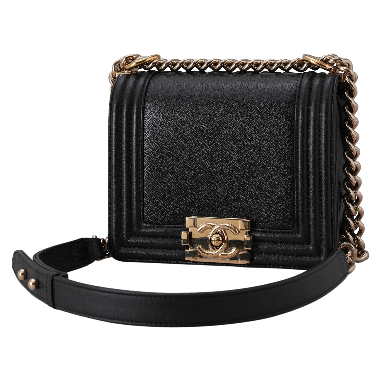 CHANEL(USED)샤넬 AS3018 시즌 보이샤넬 미니 체인백