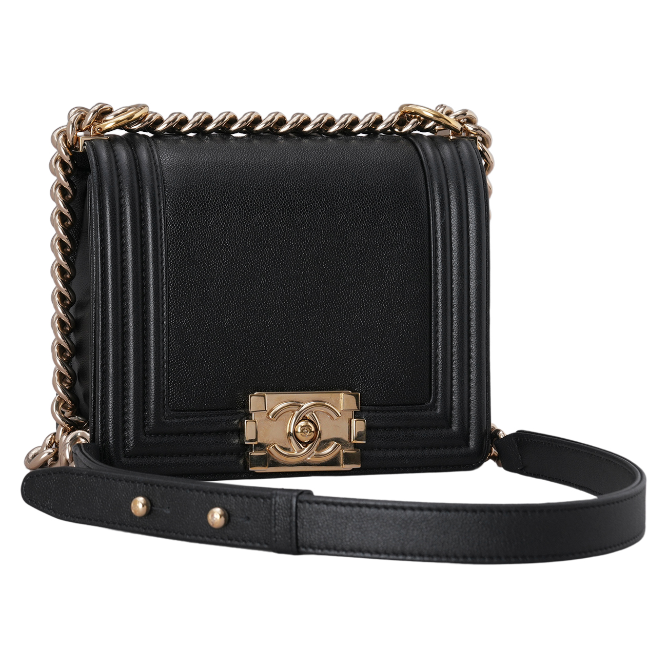 CHANEL(USED)샤넬 AS3018 시즌 보이샤넬 미니 체인백