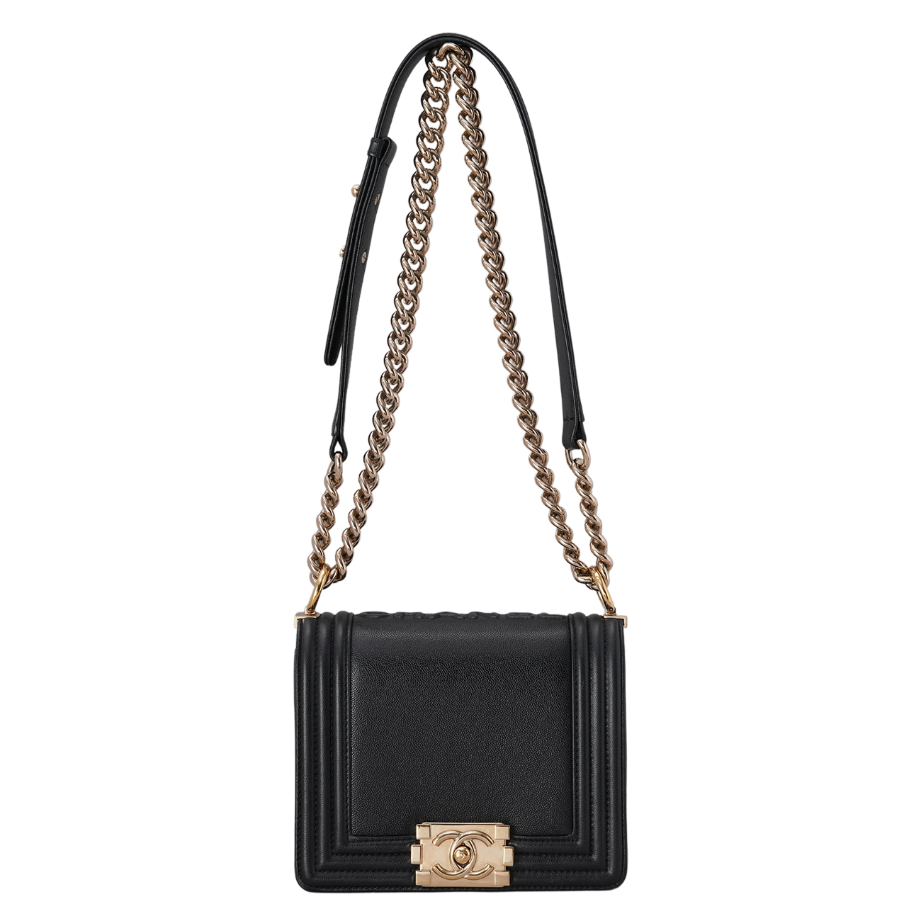 CHANEL(USED)샤넬 AS3018 시즌 보이샤넬 미니 체인백