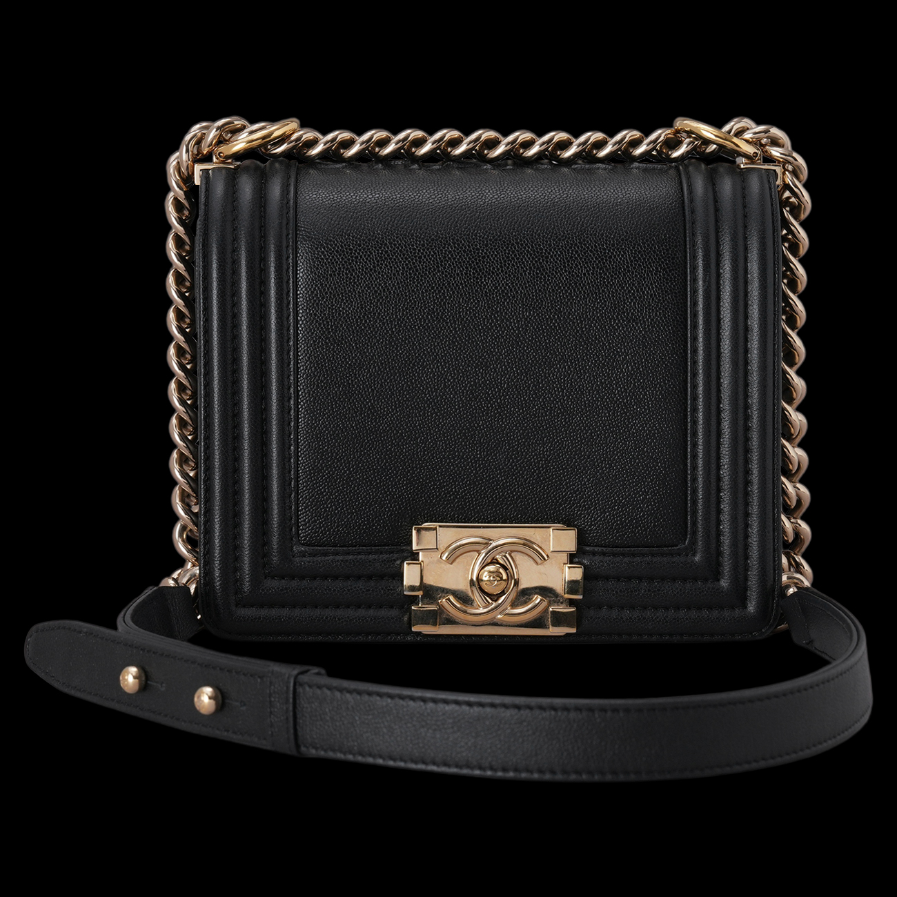 CHANEL(USED)샤넬 AS3018 시즌 보이샤넬 미니 체인백