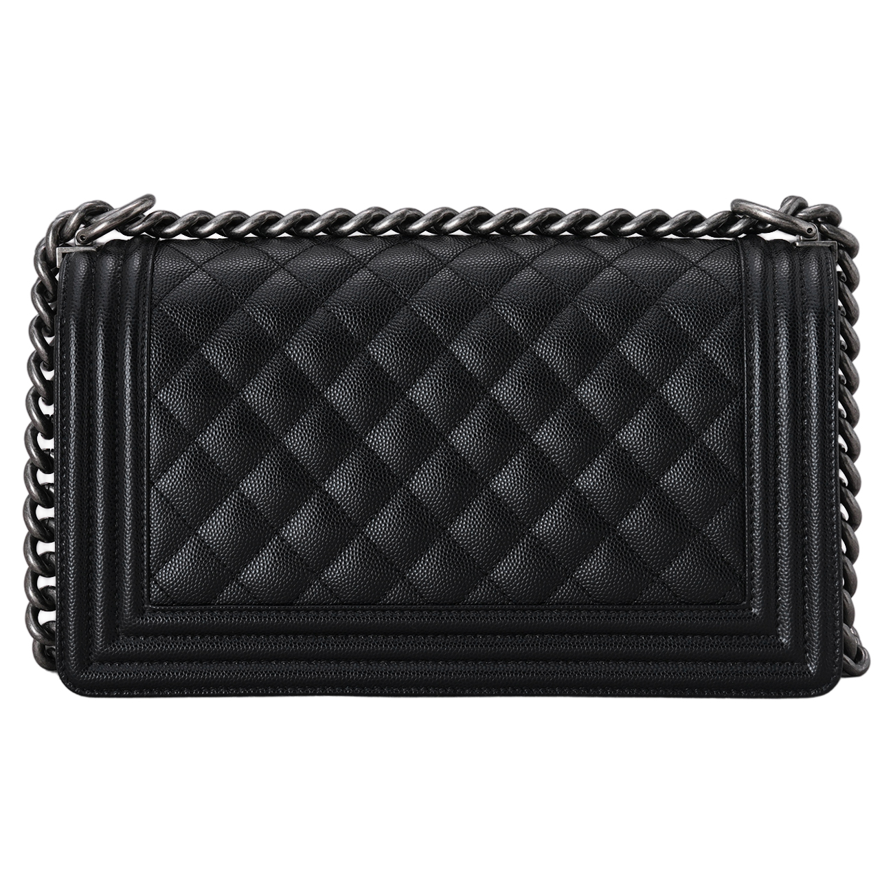 CHANEL(USED)샤넬 캐비어 보이샤넬 미듐 플랩백