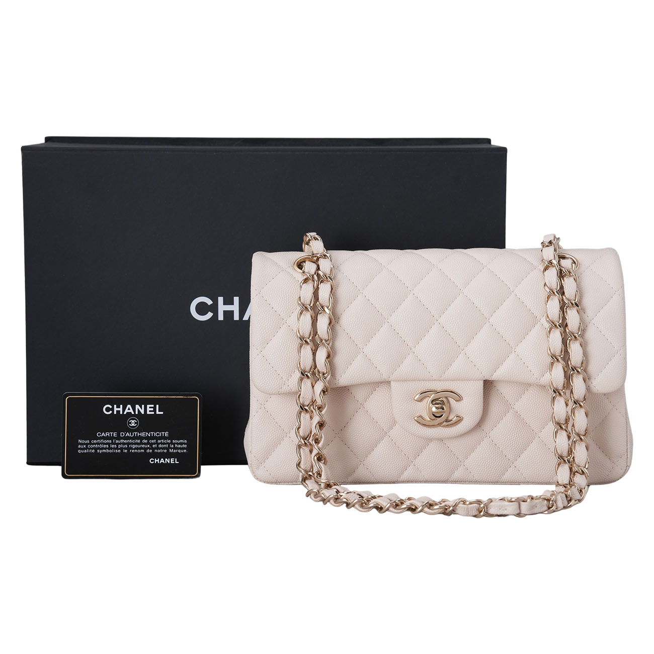 CHANEL(USED)샤넬 클래식 캐비어 스몰 플랩백