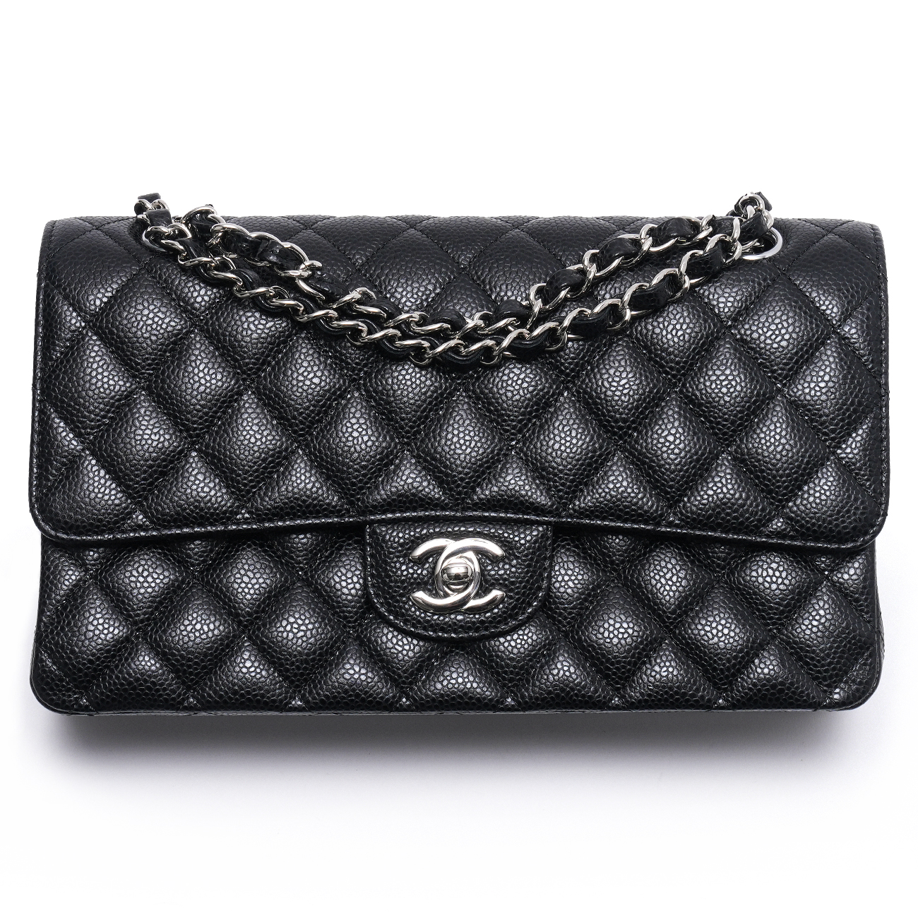 CHANEL(USED)샤넬 캐비어 클래식 미듐 플랩백