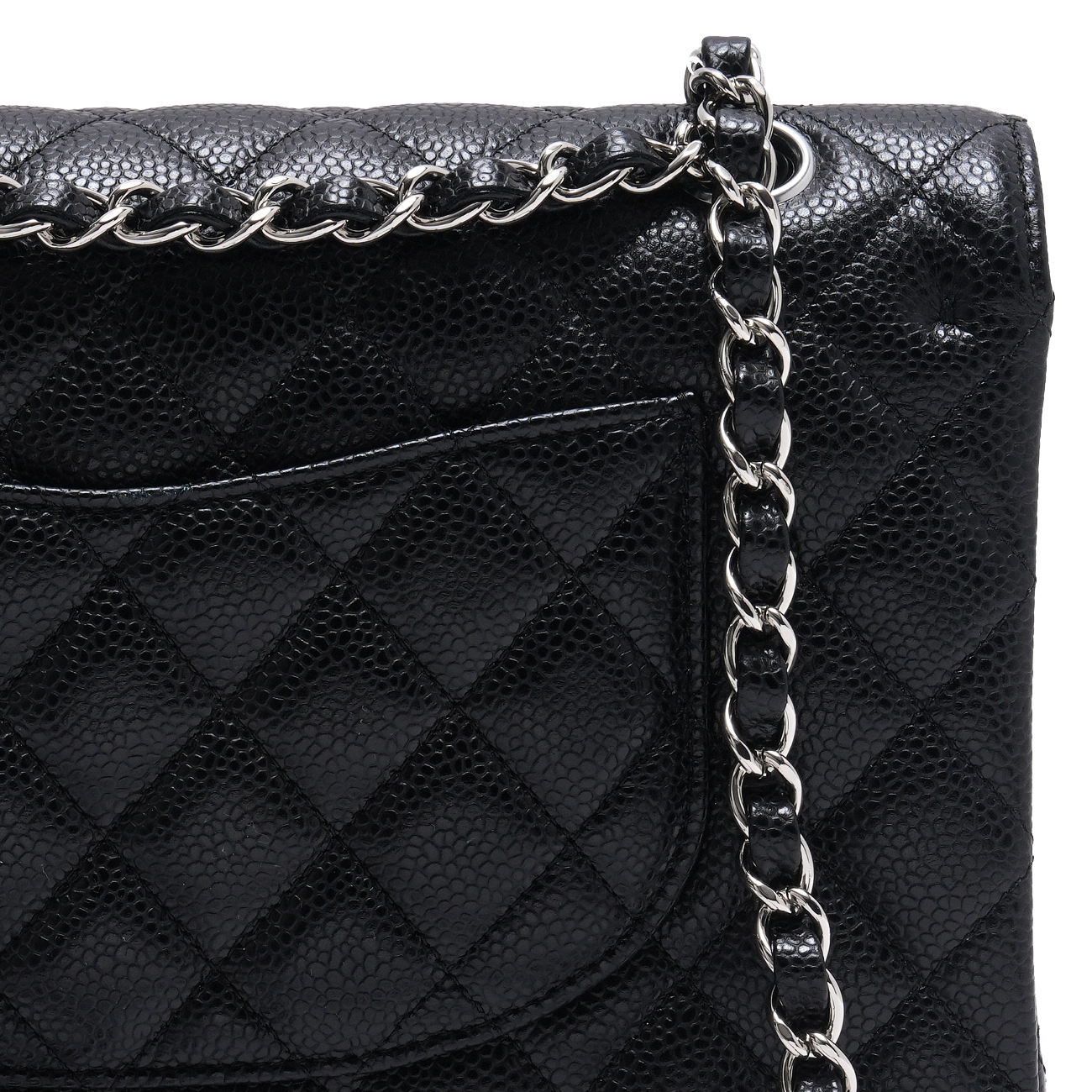 CHANEL(USED)샤넬 캐비어 클래식 미듐 플랩백