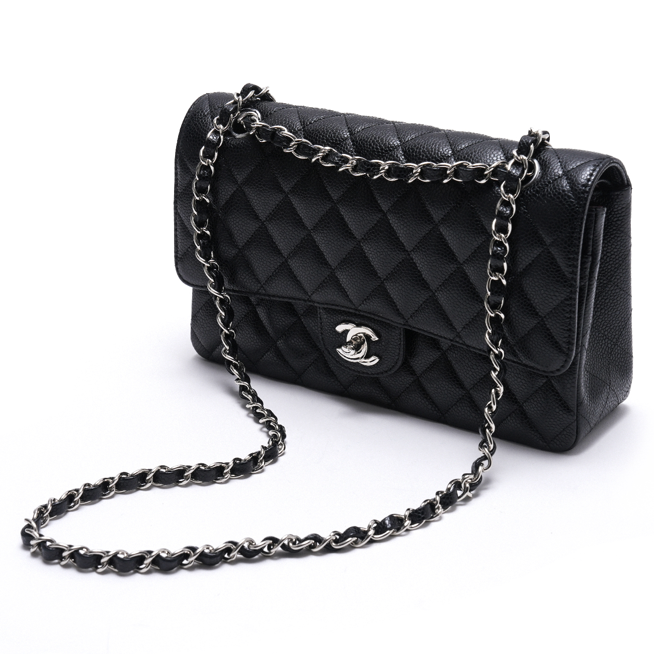 CHANEL(USED)샤넬 캐비어 클래식 미듐 플랩백