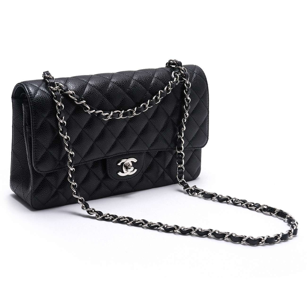 CHANEL(USED)샤넬 캐비어 클래식 미듐 플랩백