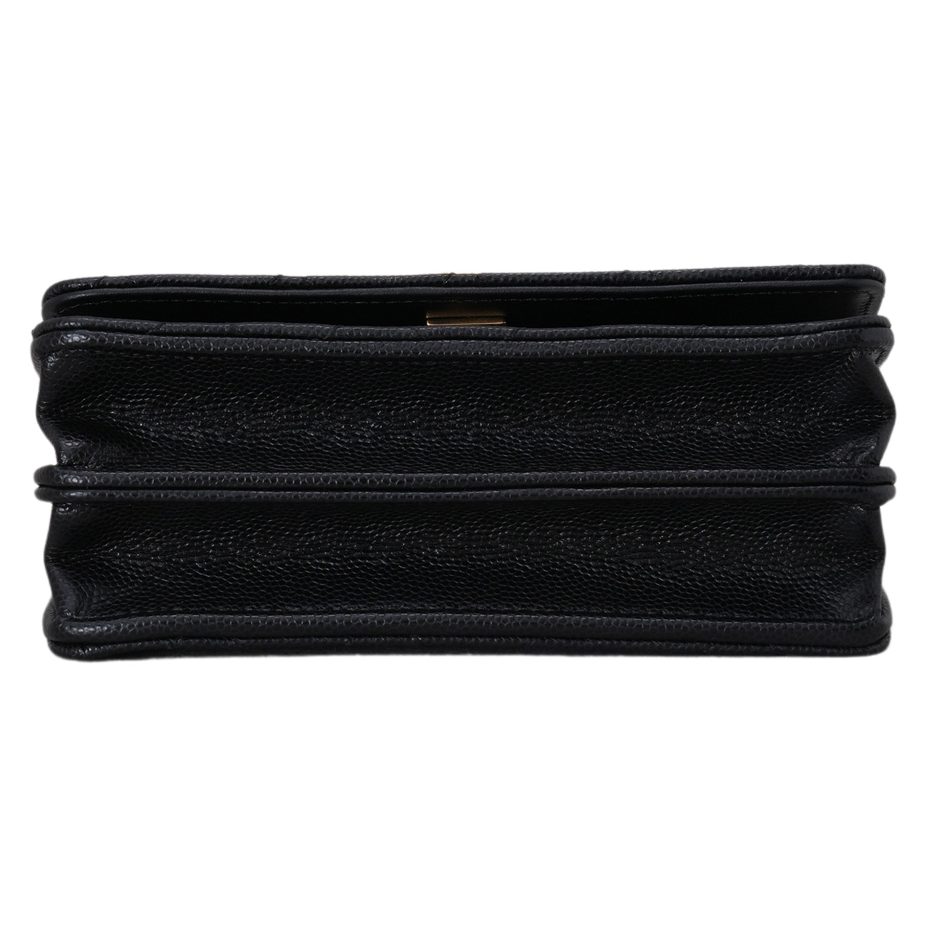 CHANEL(USED)샤넬 AP3316 시즌 캐비어 클래식 백참 WOC 블랙 금장