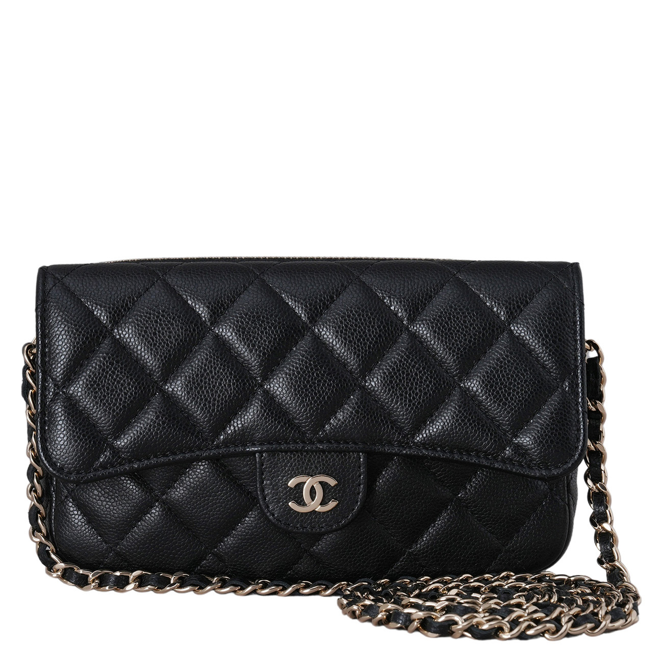 CHANEL(USED)샤넬 AP2096 클래식 더블 폰홀더 플랩 체인 WOC