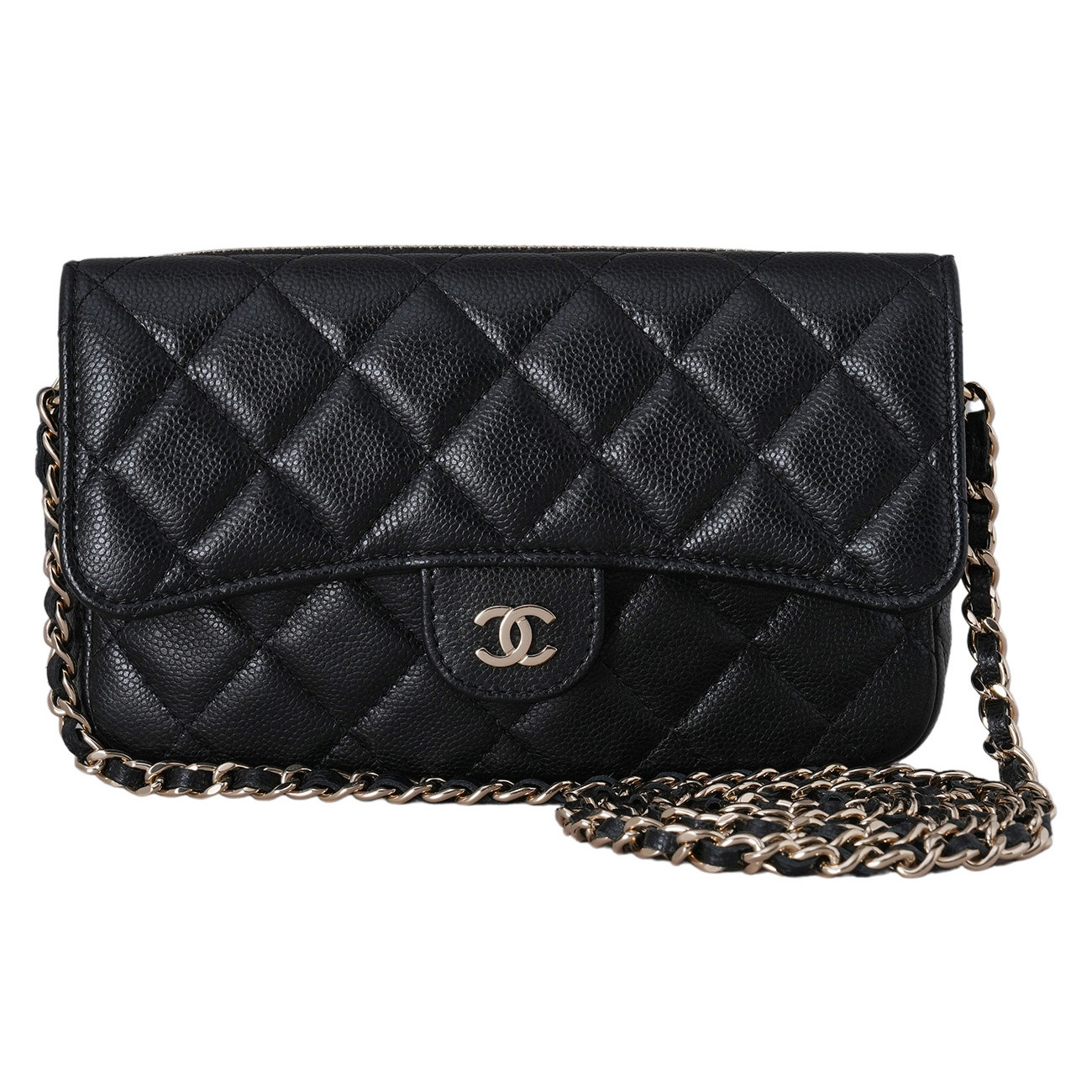 CHANEL(USED)샤넬 AP2096 클래식 더블 폰홀더 플랩 체인 WOC
