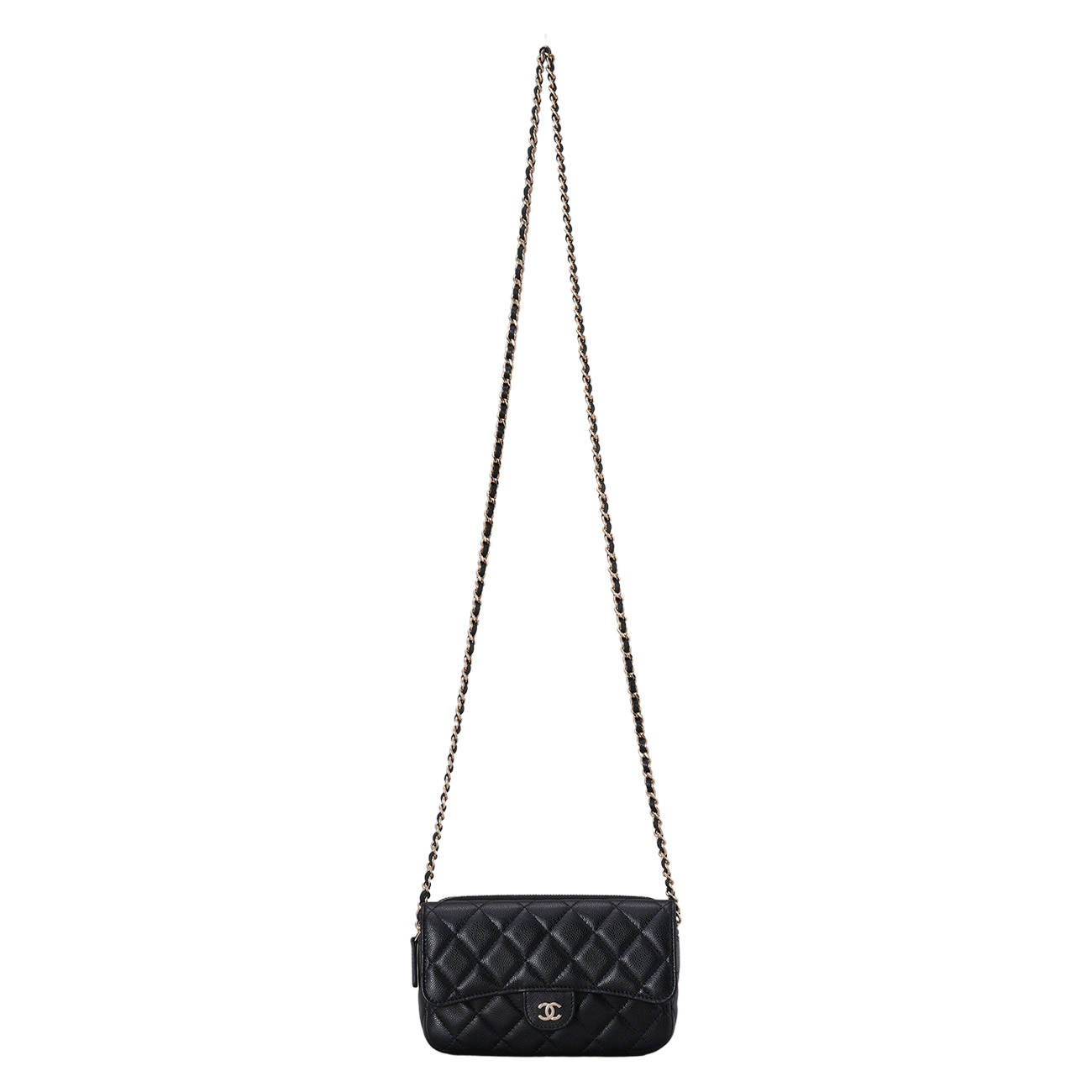 CHANEL(USED)샤넬 AP2096 클래식 더블 폰홀더 플랩 체인 WOC