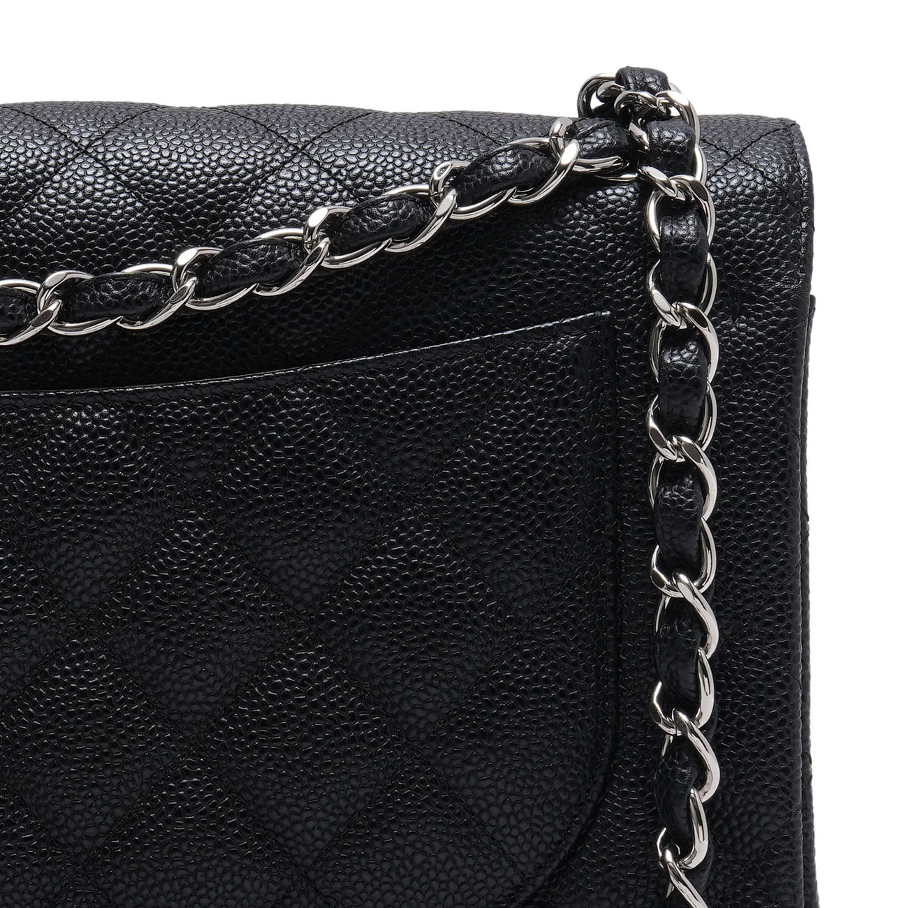 CHANEL(USED)샤넬 클래식 캐비어 라지 플랩백