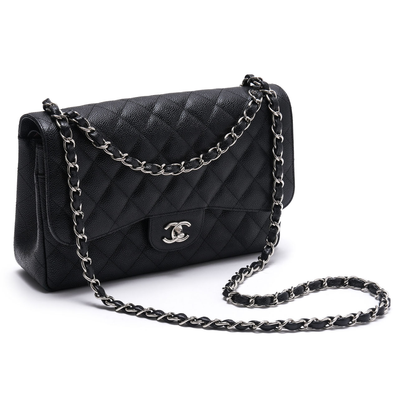 CHANEL(USED)샤넬 클래식 캐비어 라지 플랩백
