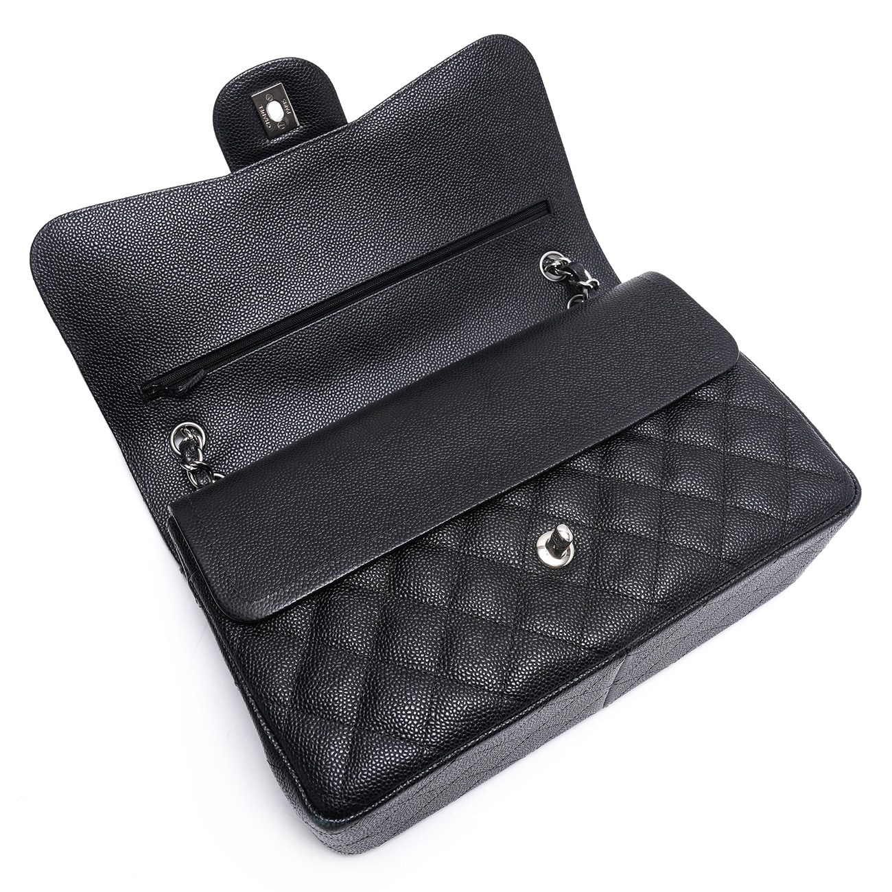CHANEL(USED)샤넬 클래식 캐비어 라지 플랩백
