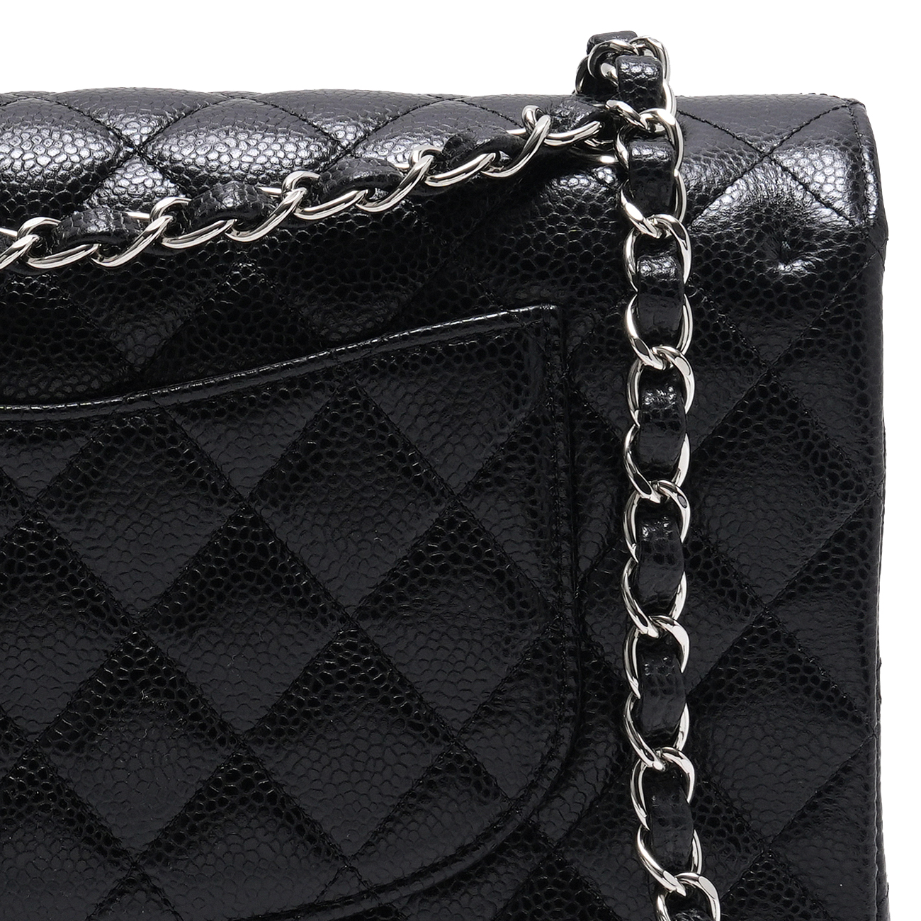 CHANEL(USED)샤넬 캐비어 클래식 미듐 플랩백