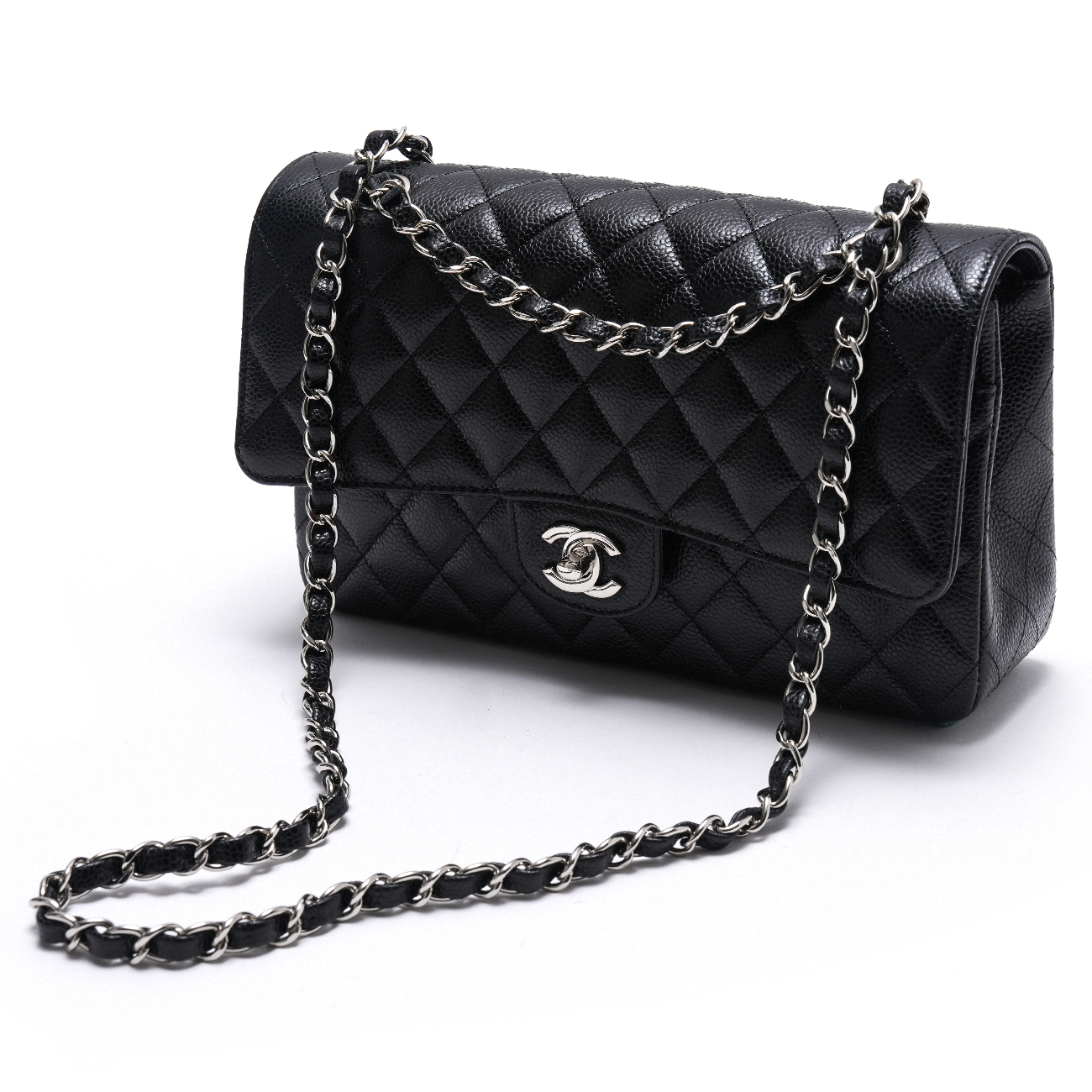 CHANEL(USED)샤넬 캐비어 클래식 미듐 플랩백
