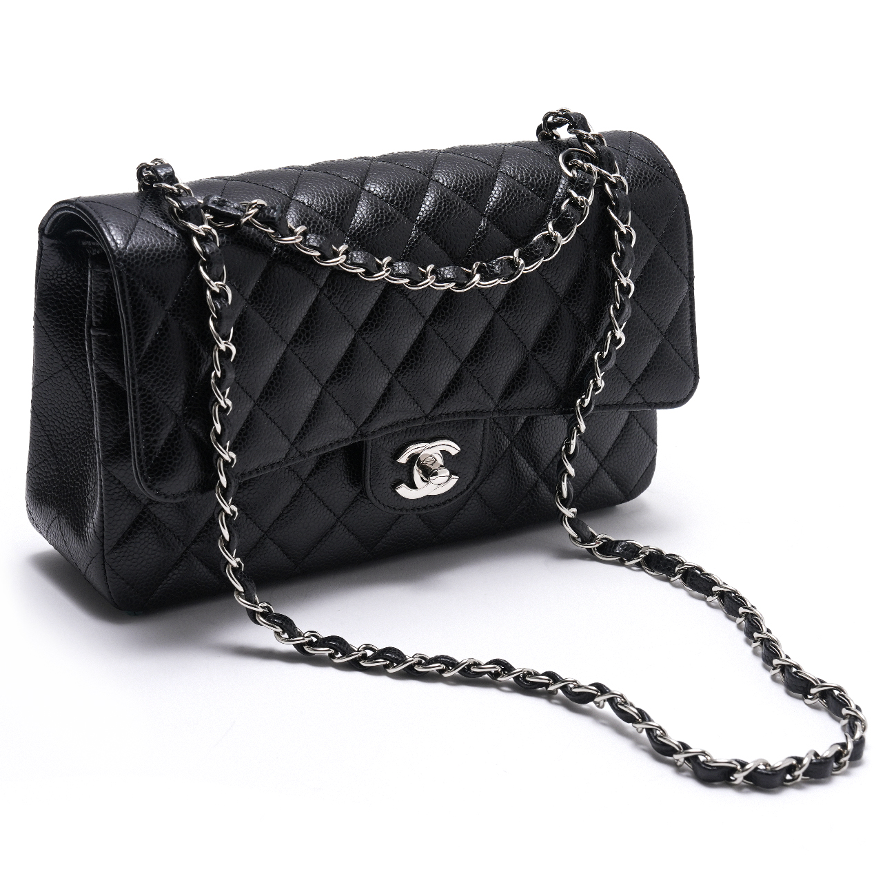 CHANEL(USED)샤넬 캐비어 클래식 미듐 플랩백