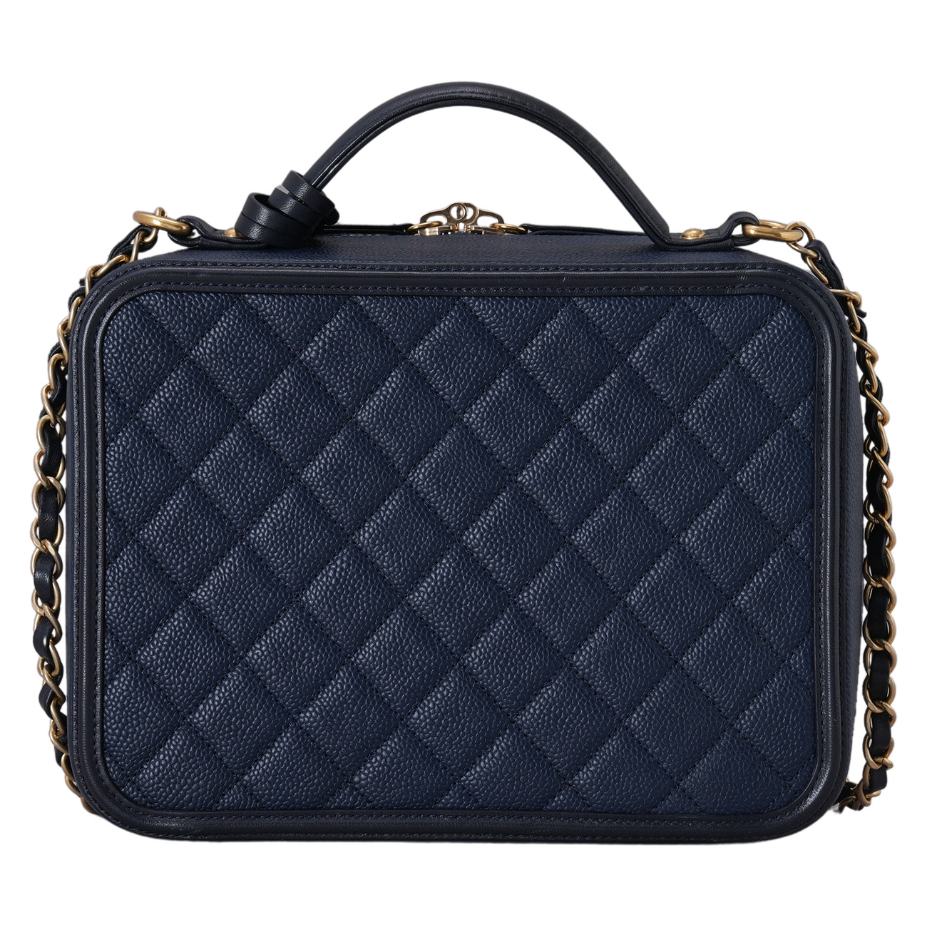 CHANEL(USED)샤넬 캐비어 코스메틱 토트 겸 숄더백