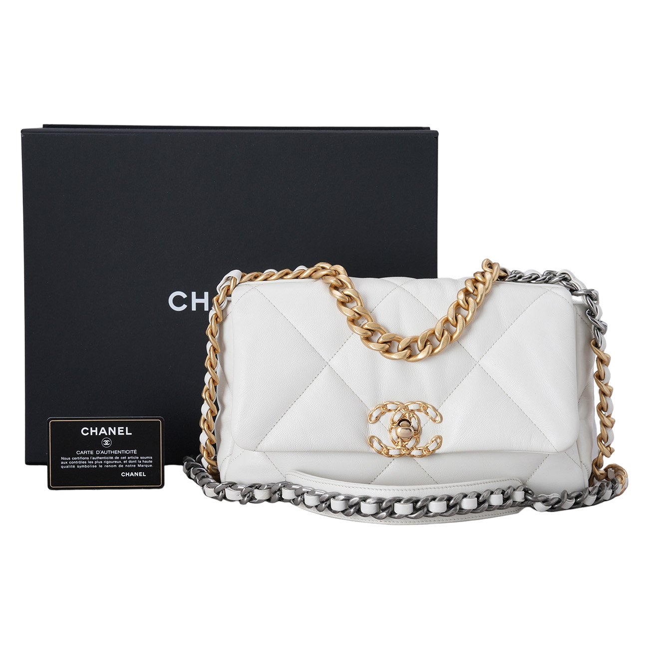 CHANEL(USED)샤넬 19백 미듐