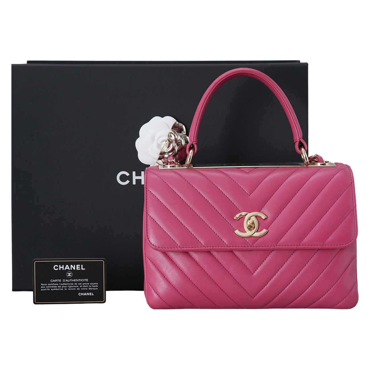 CHANEL(USED)샤넬 쉐브론 트렌디 CC 스몰