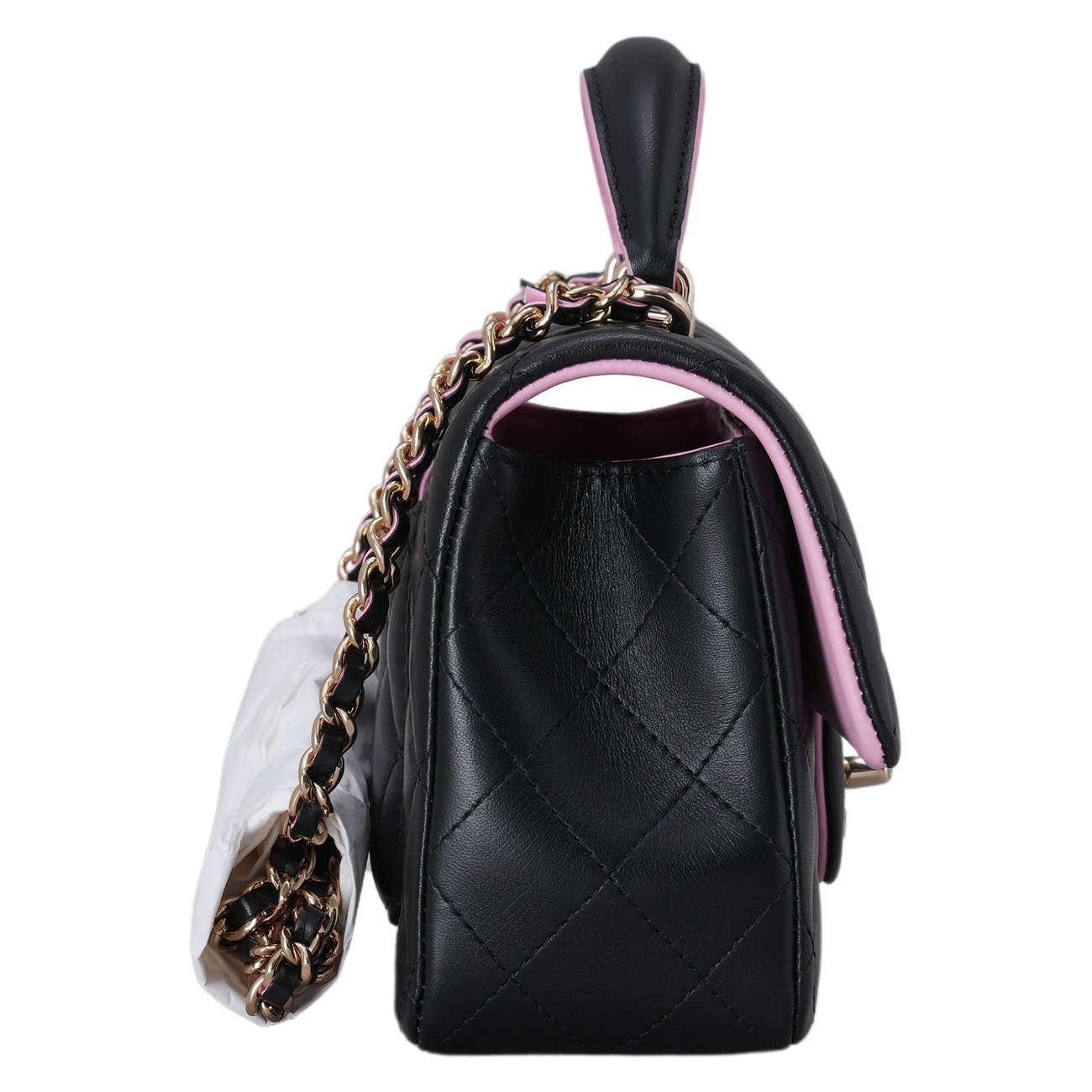 CHANEL(USED)샤넬 AS2431 뉴미니 탑핸들백