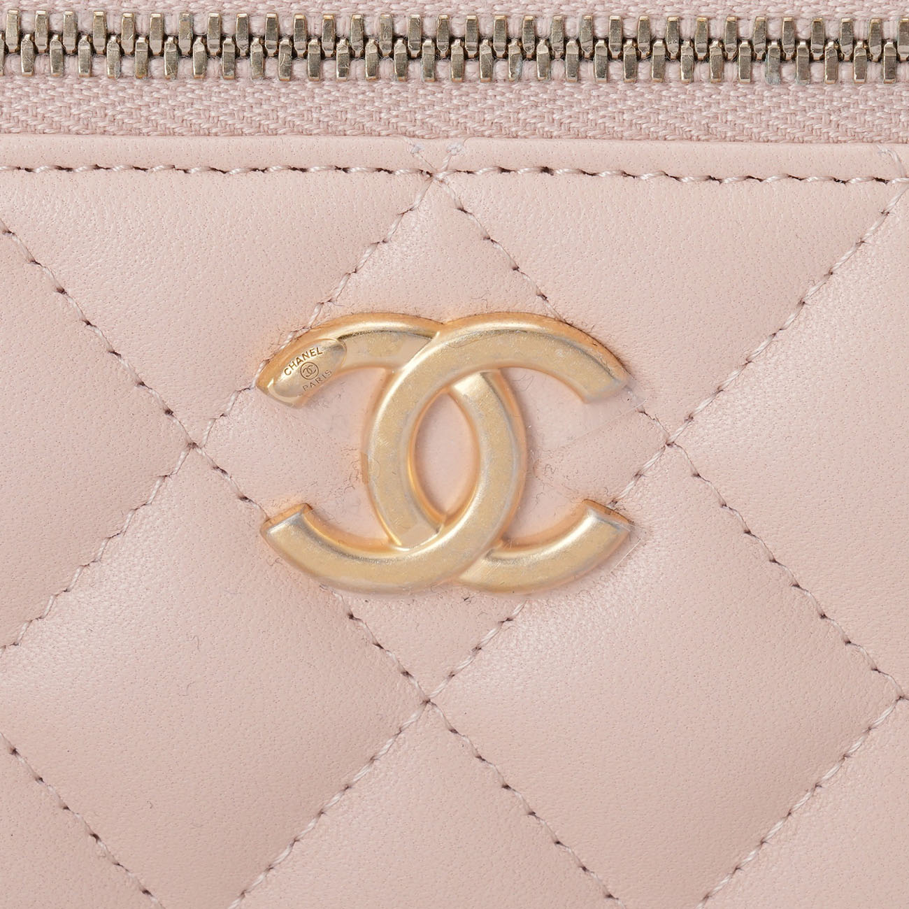 CHANEL(USED)샤넬 카멜리아 골든볼 직사각 베니티 체인백