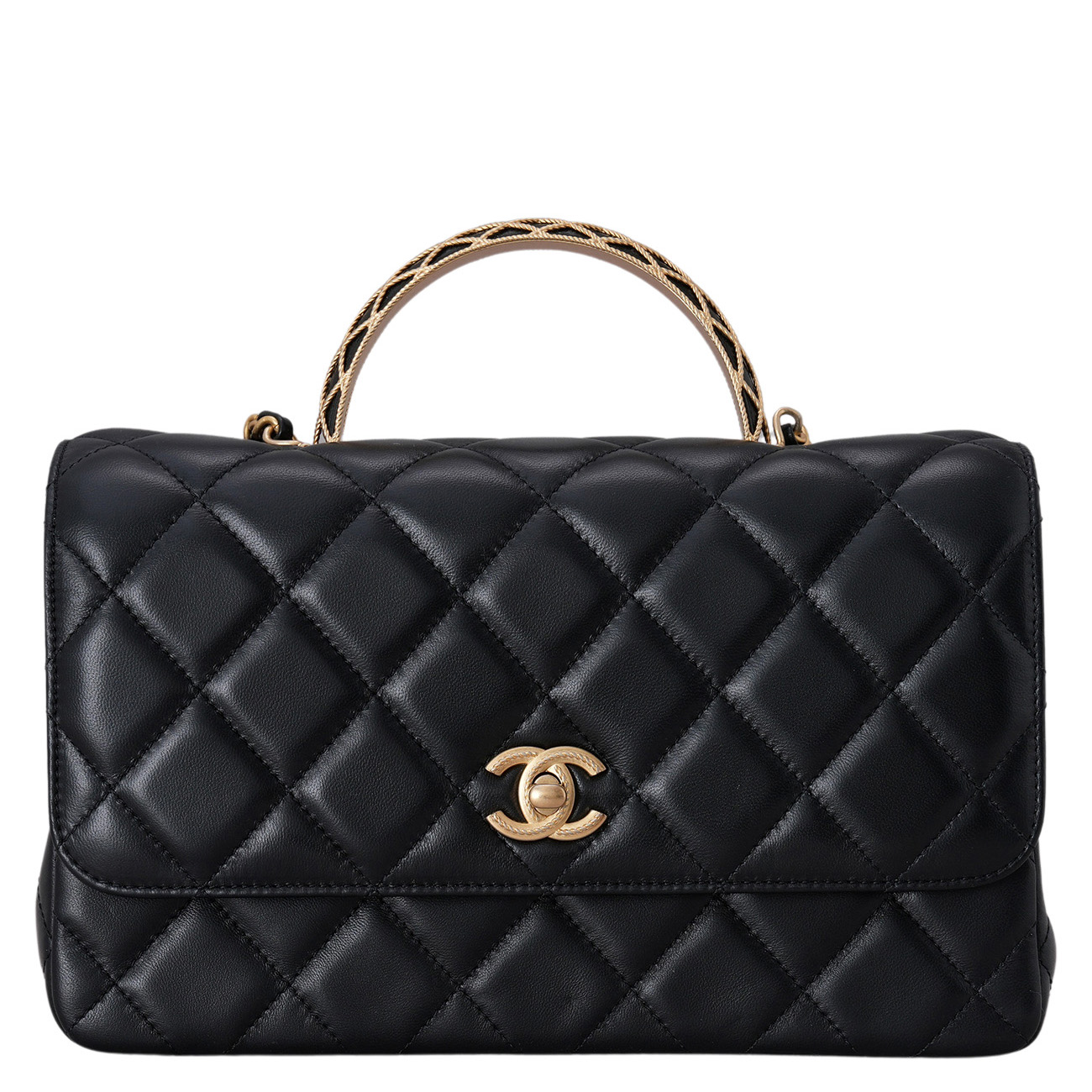 CHANEL(USED)샤넬 AS4232 시즌 탑핸들 체인백