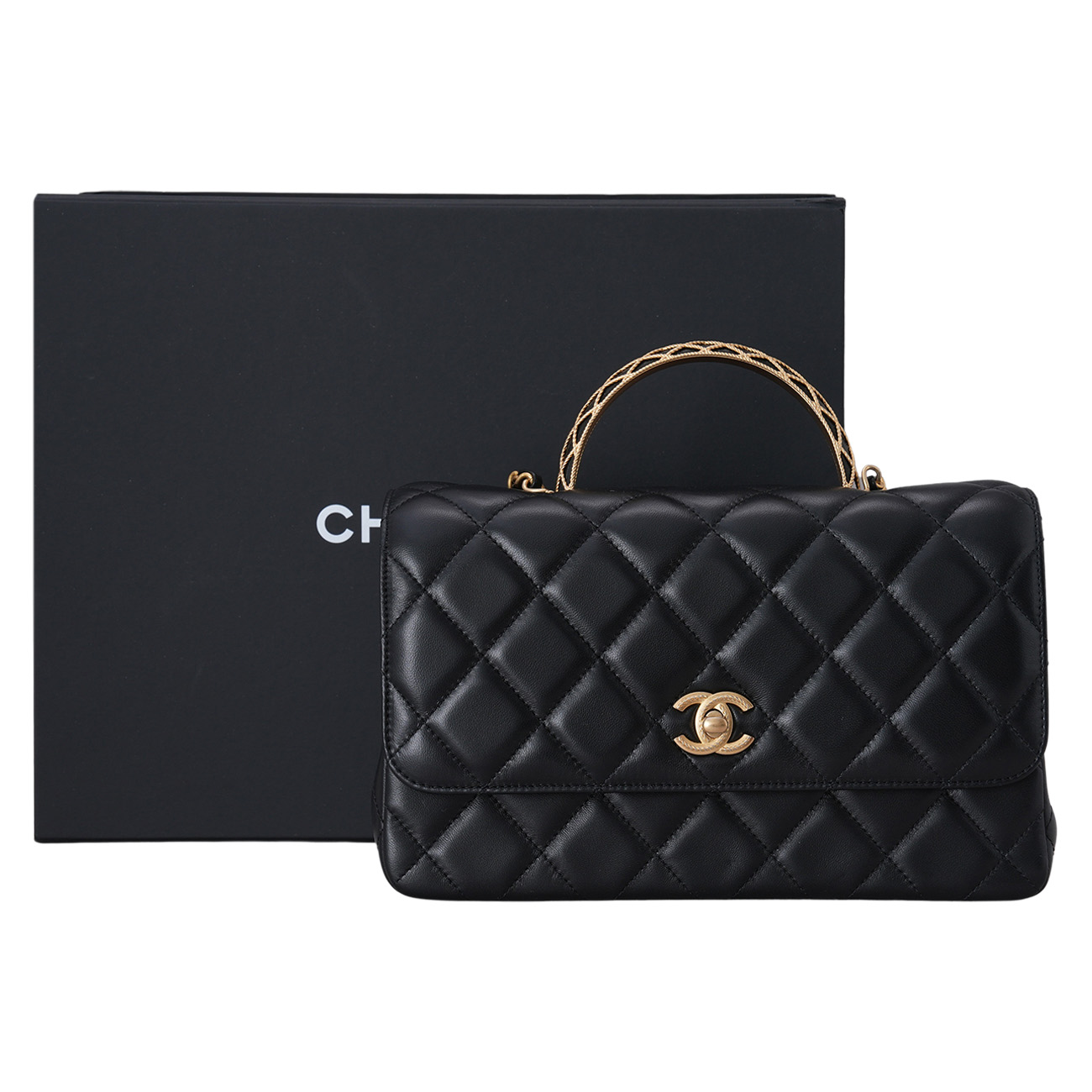 CHANEL(USED)샤넬 AS4232 시즌 탑핸들 체인백