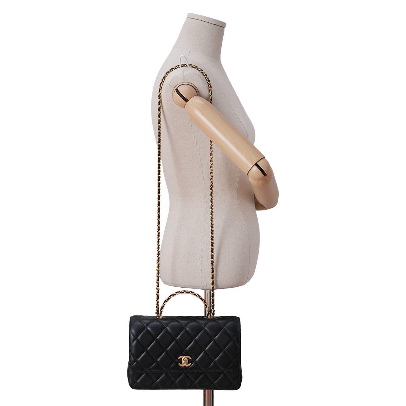 CHANEL(USED)샤넬 AS4232 시즌 탑핸들 체인백