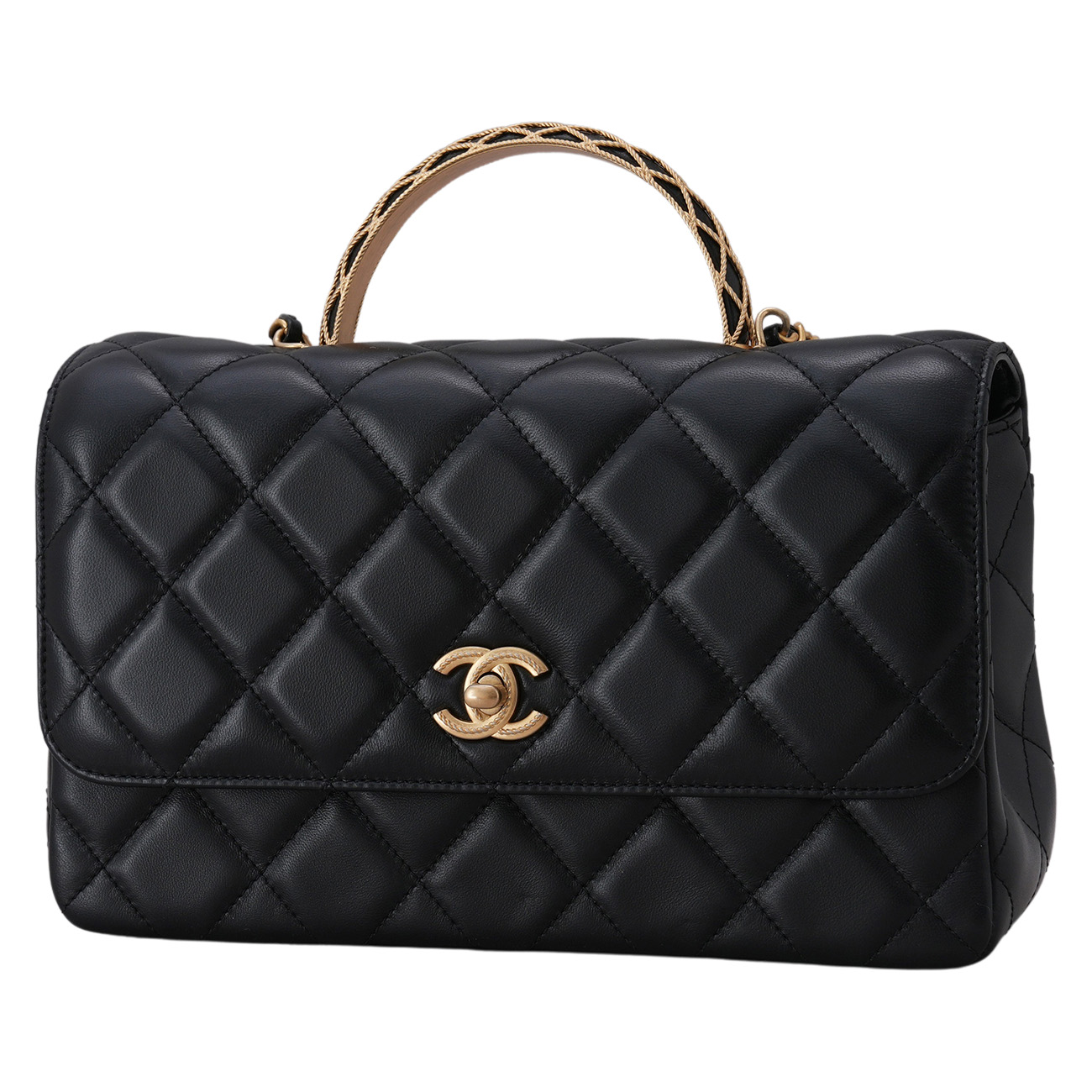 CHANEL(USED)샤넬 AS4232 시즌 탑핸들 체인백