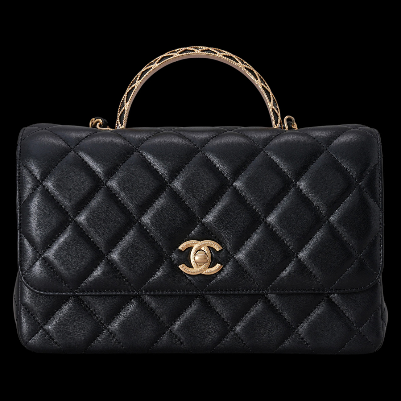 CHANEL(USED)샤넬 AS4232 시즌 탑핸들 체인백