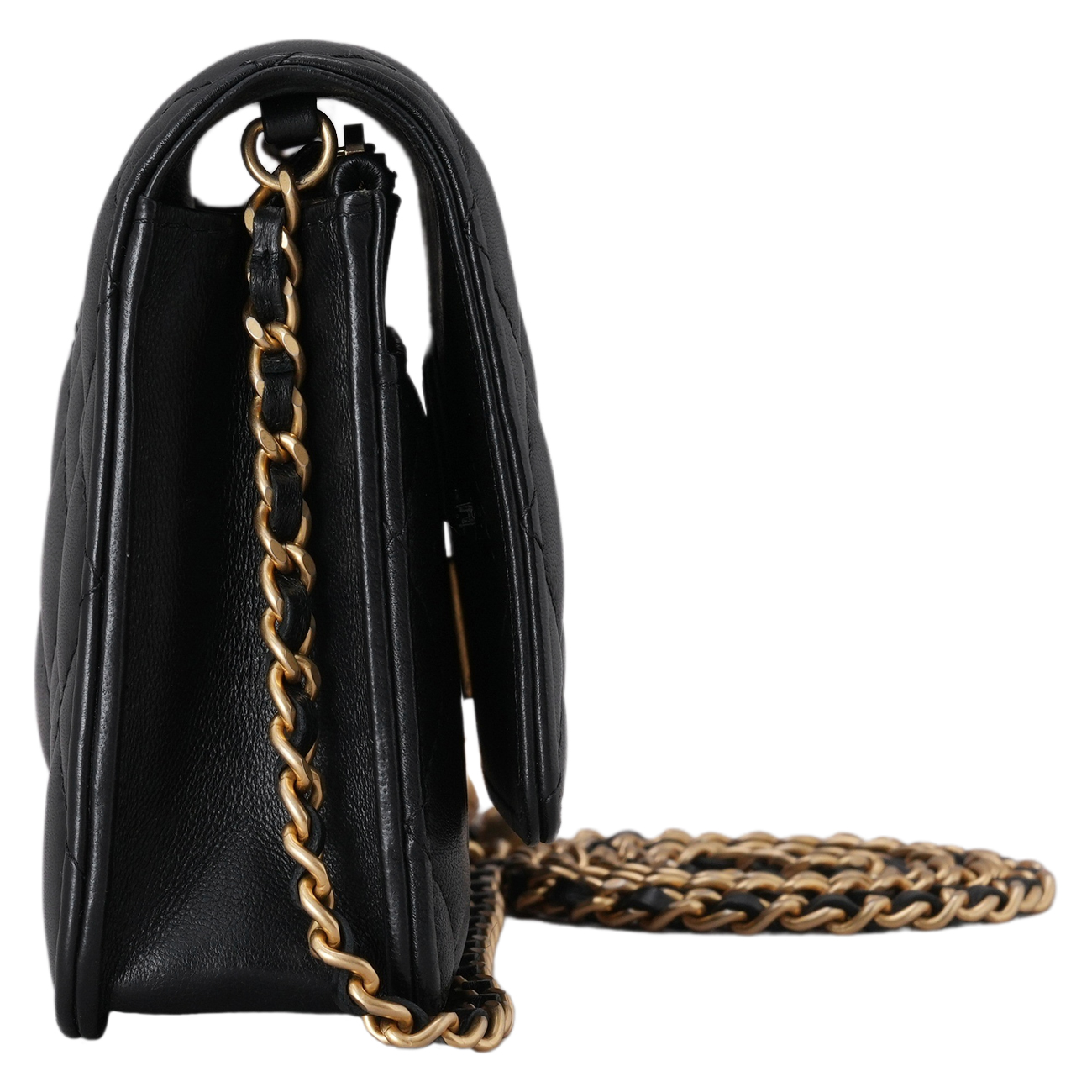 CHANEL(USED)샤넬 램스킨 골든볼 WOC