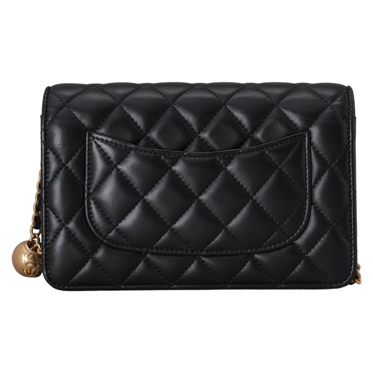 CHANEL(USED)샤넬 램스킨 골든볼 WOC