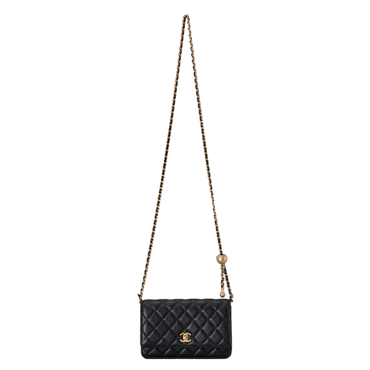 CHANEL(USED)샤넬 램스킨 골든볼 WOC