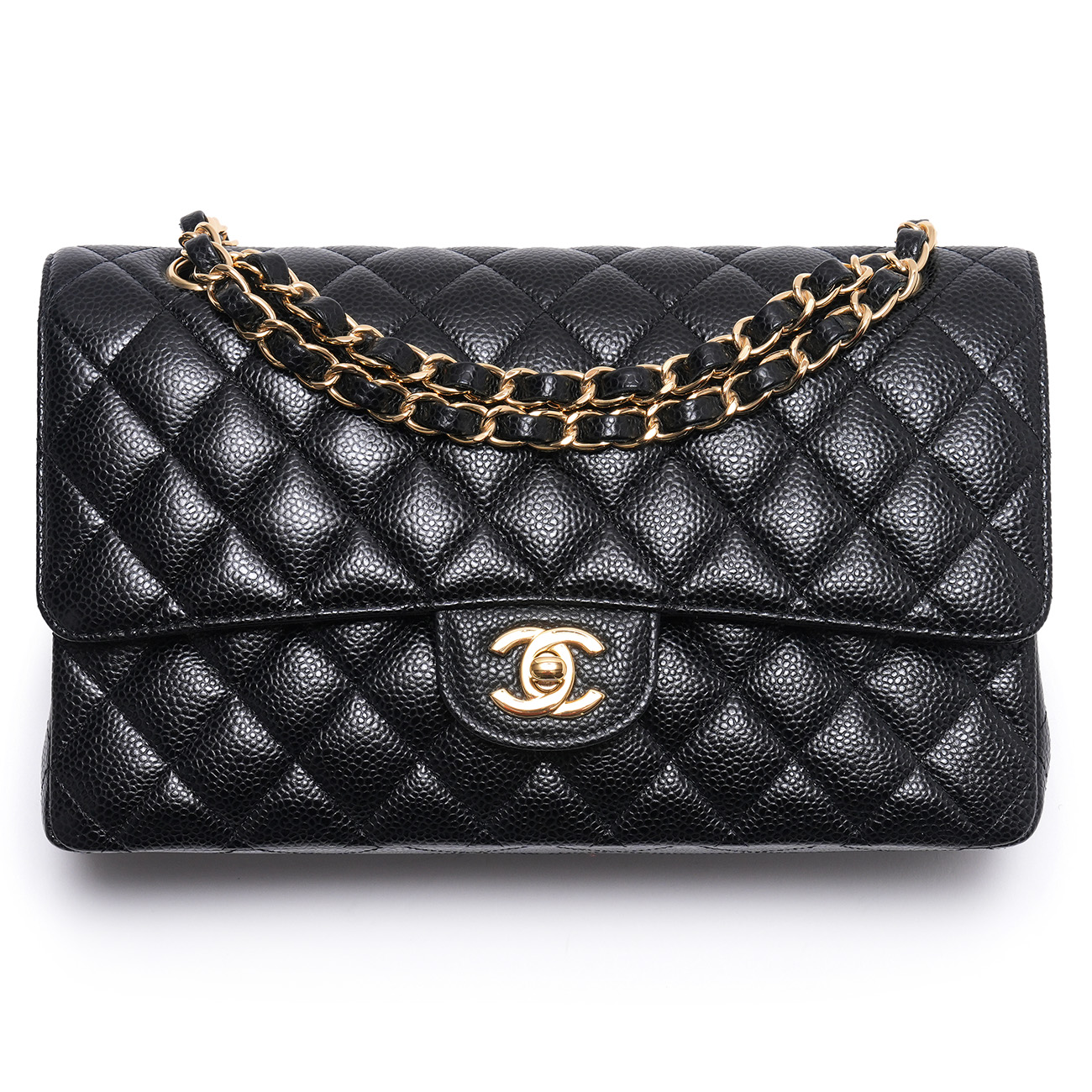 CHANEL(USED)샤넬 캐비어 클래식 미듐 플랩백