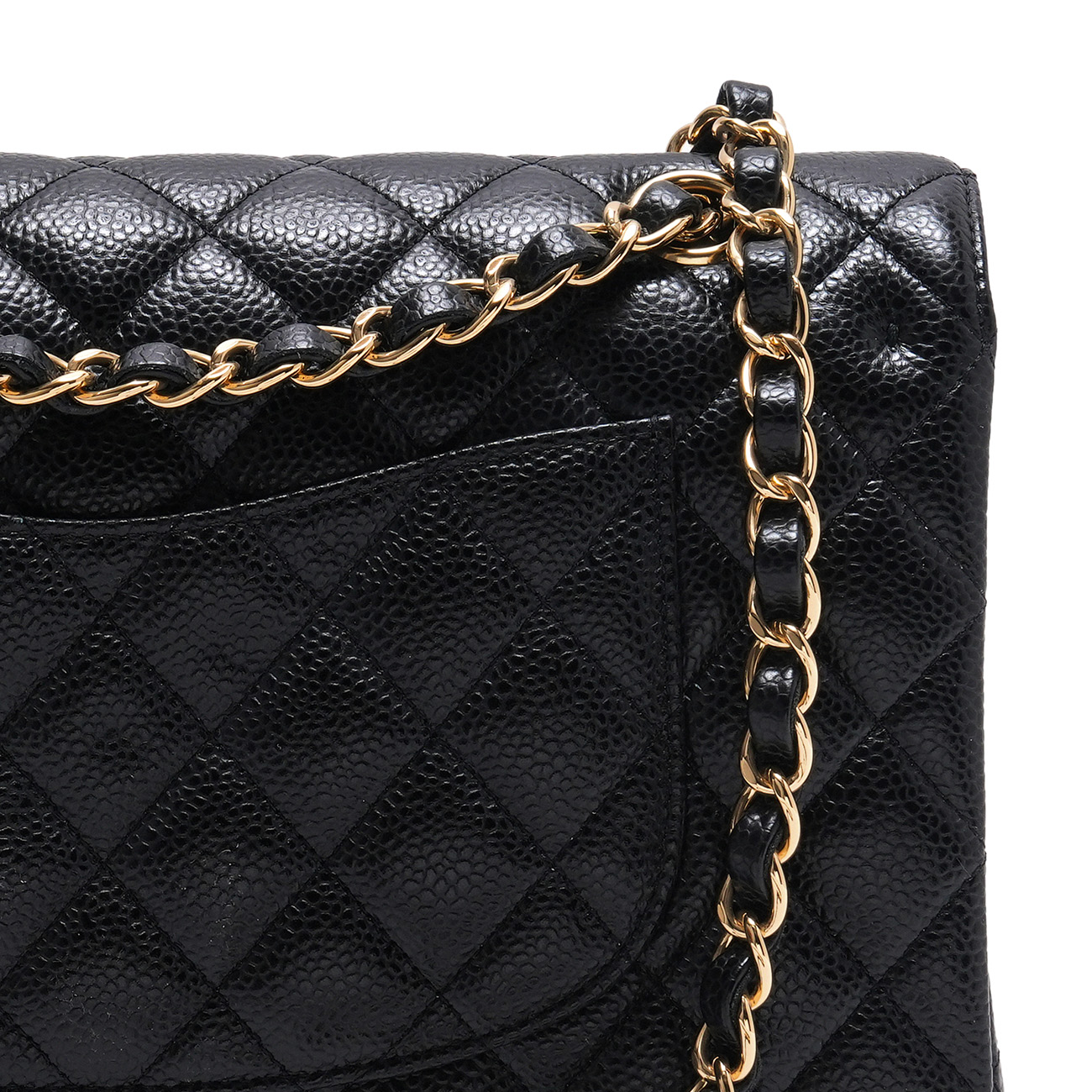 CHANEL(USED)샤넬 캐비어 클래식 미듐 플랩백