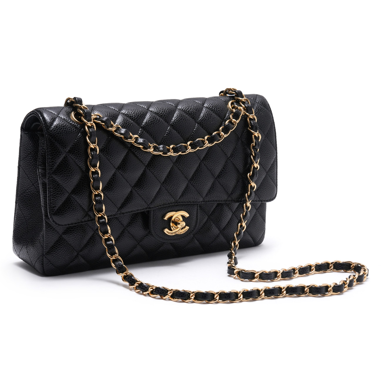 CHANEL(USED)샤넬 캐비어 클래식 미듐 플랩백